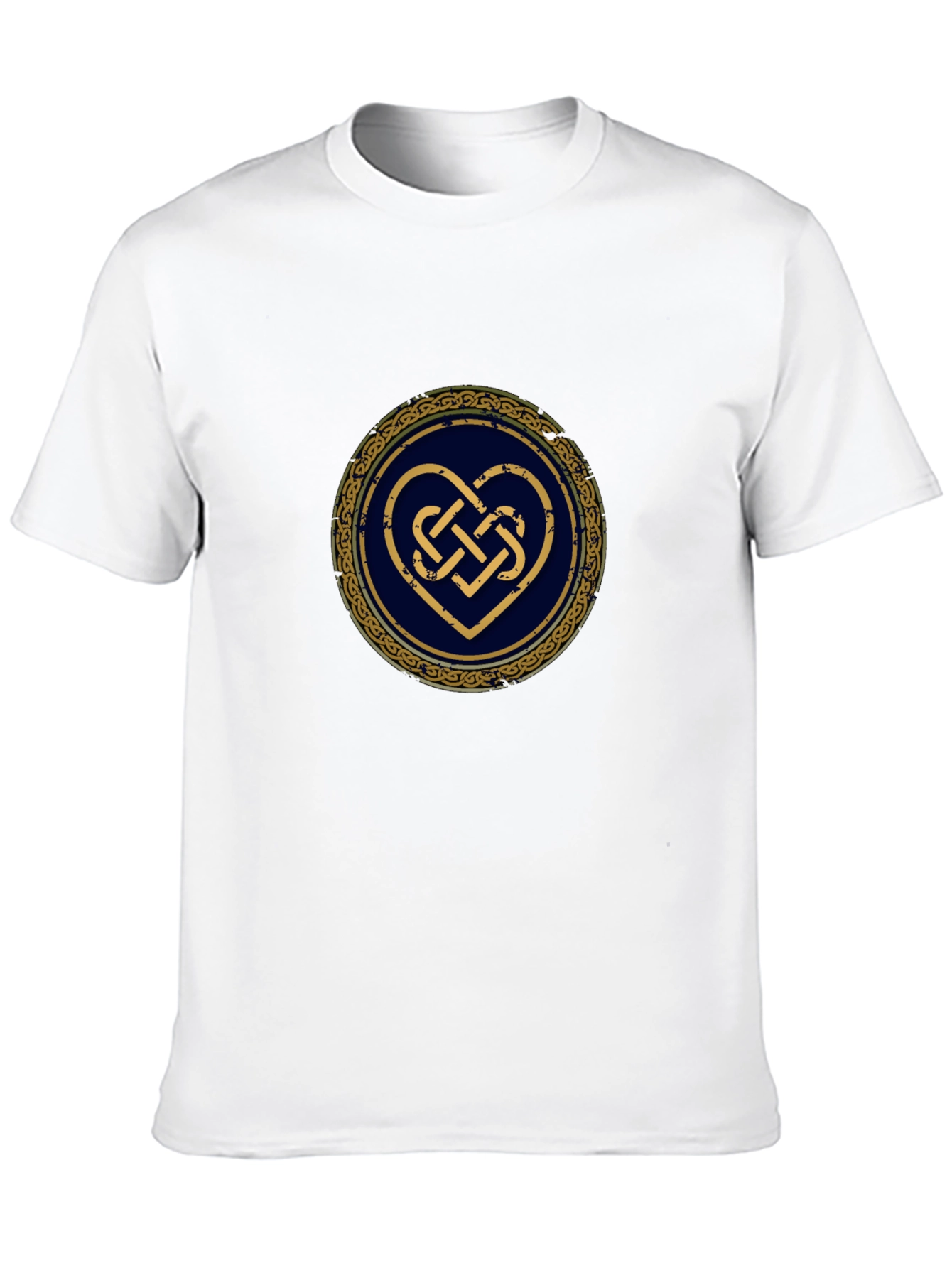 Celtic Heart Knot T-Shirt - Circular Design