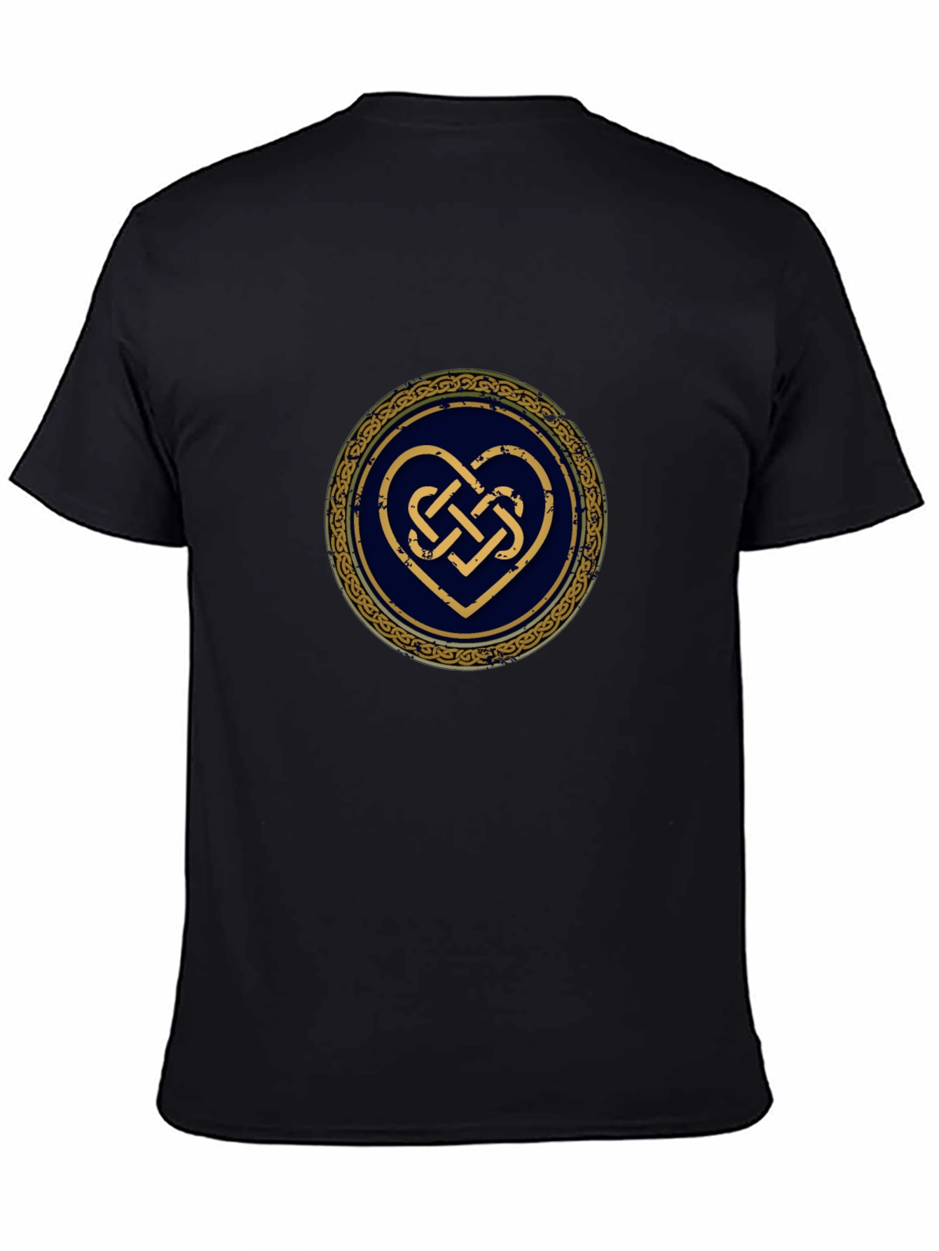 Celtic Heart Knot T-Shirt - Circular Design