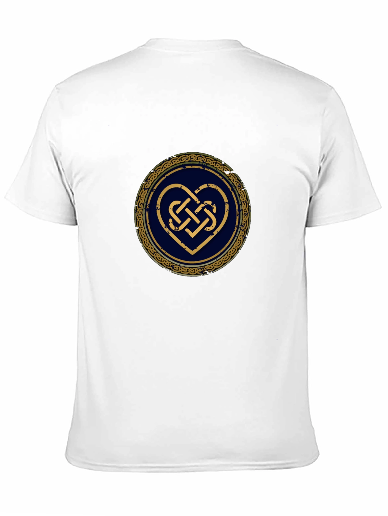 Celtic Heart Knot T-Shirt - Circular Design
