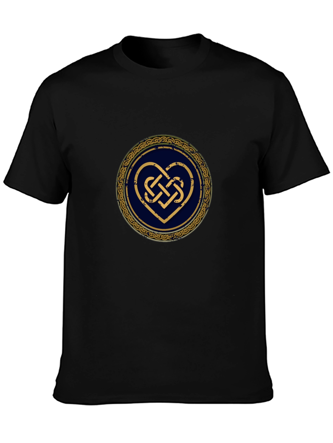 Celtic Heart Knot T-Shirt - Circular Design
