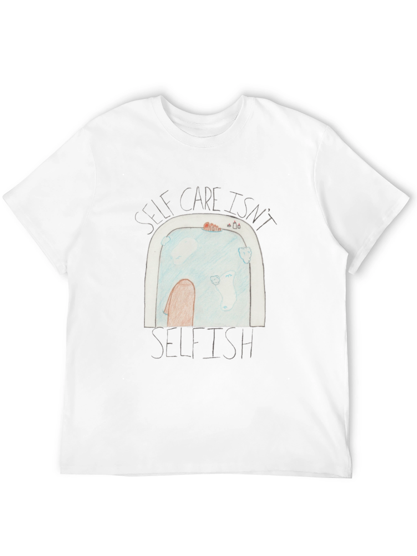 Self-Care T-Shirt: Relaxing Bath Design