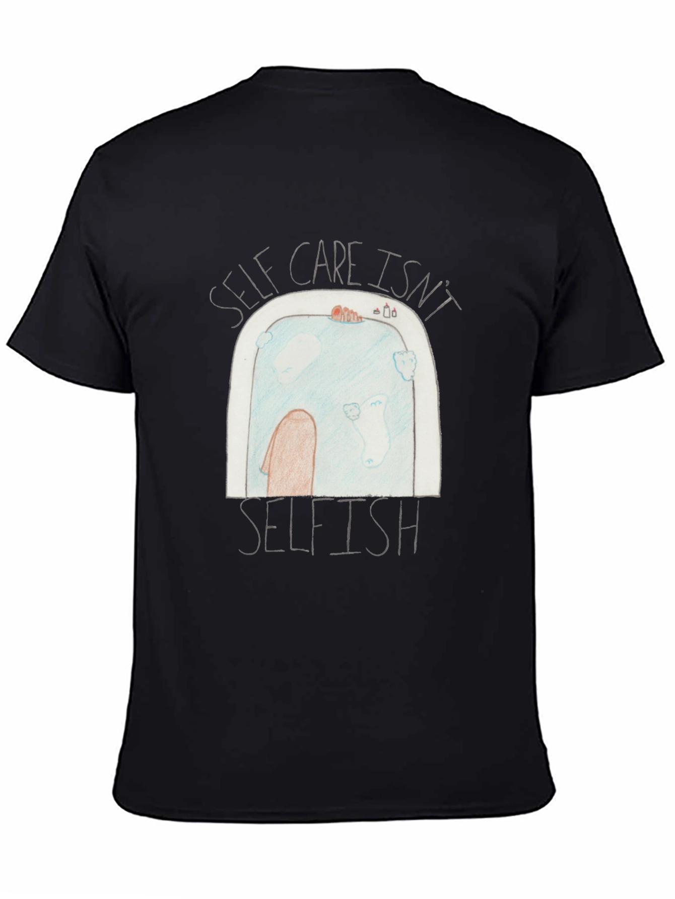 Self-Care T-Shirt: Relaxing Bath Design