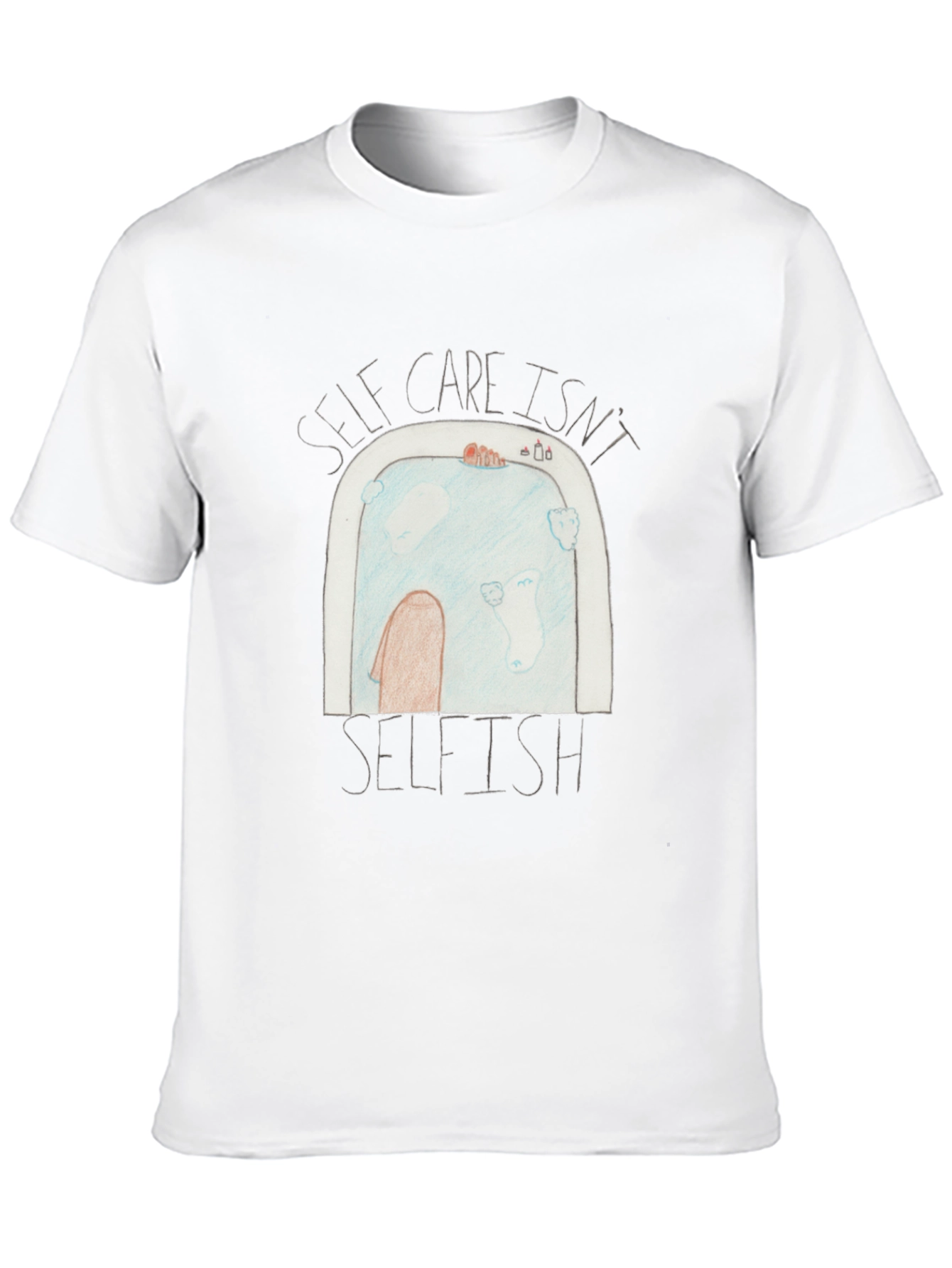 Self-Care T-Shirt: Relaxing Bath Design