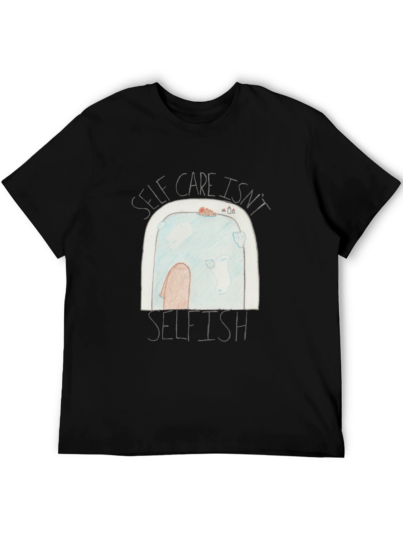 Self-Care T-Shirt: Relaxing Bath Design