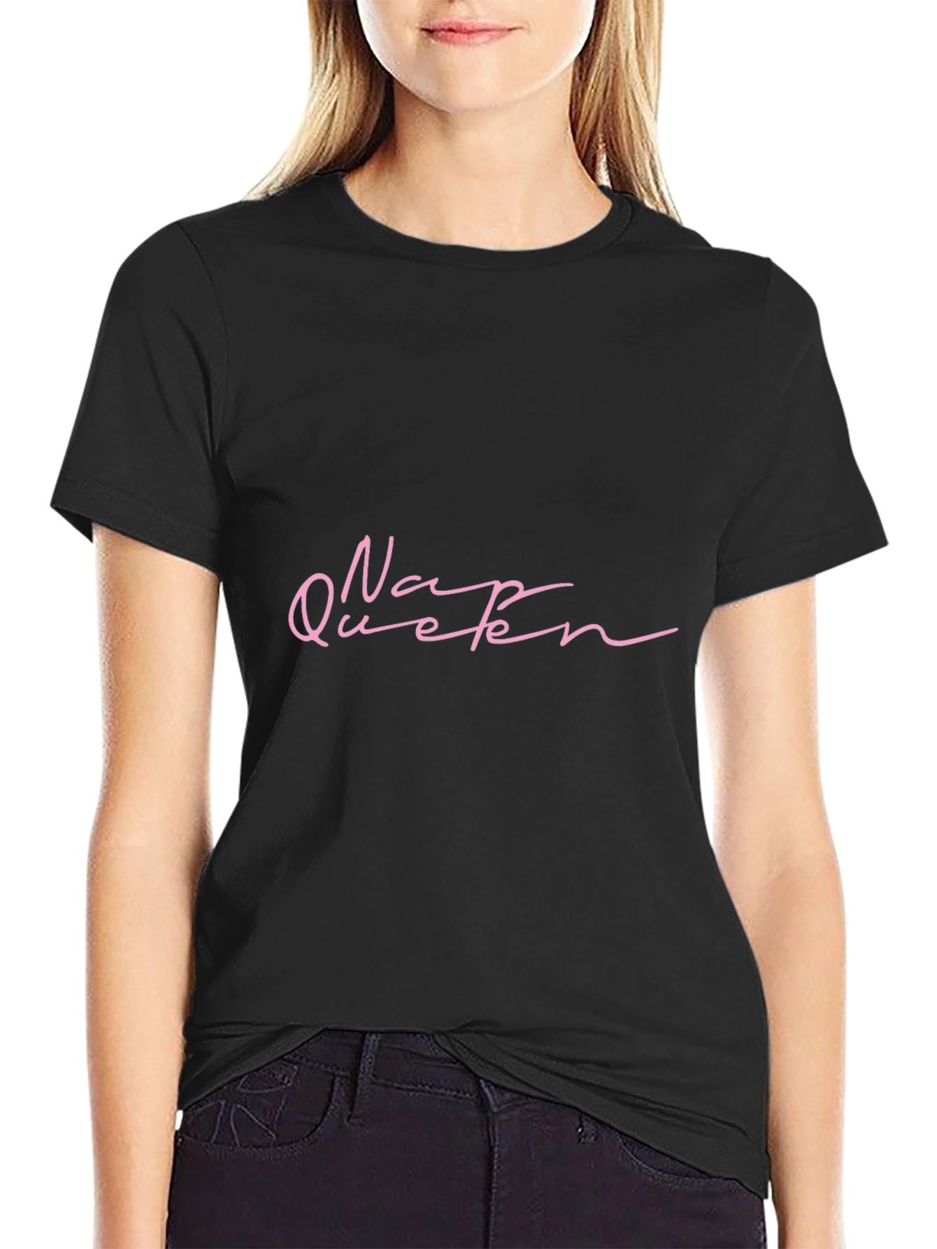 Nap Queen Black Tee