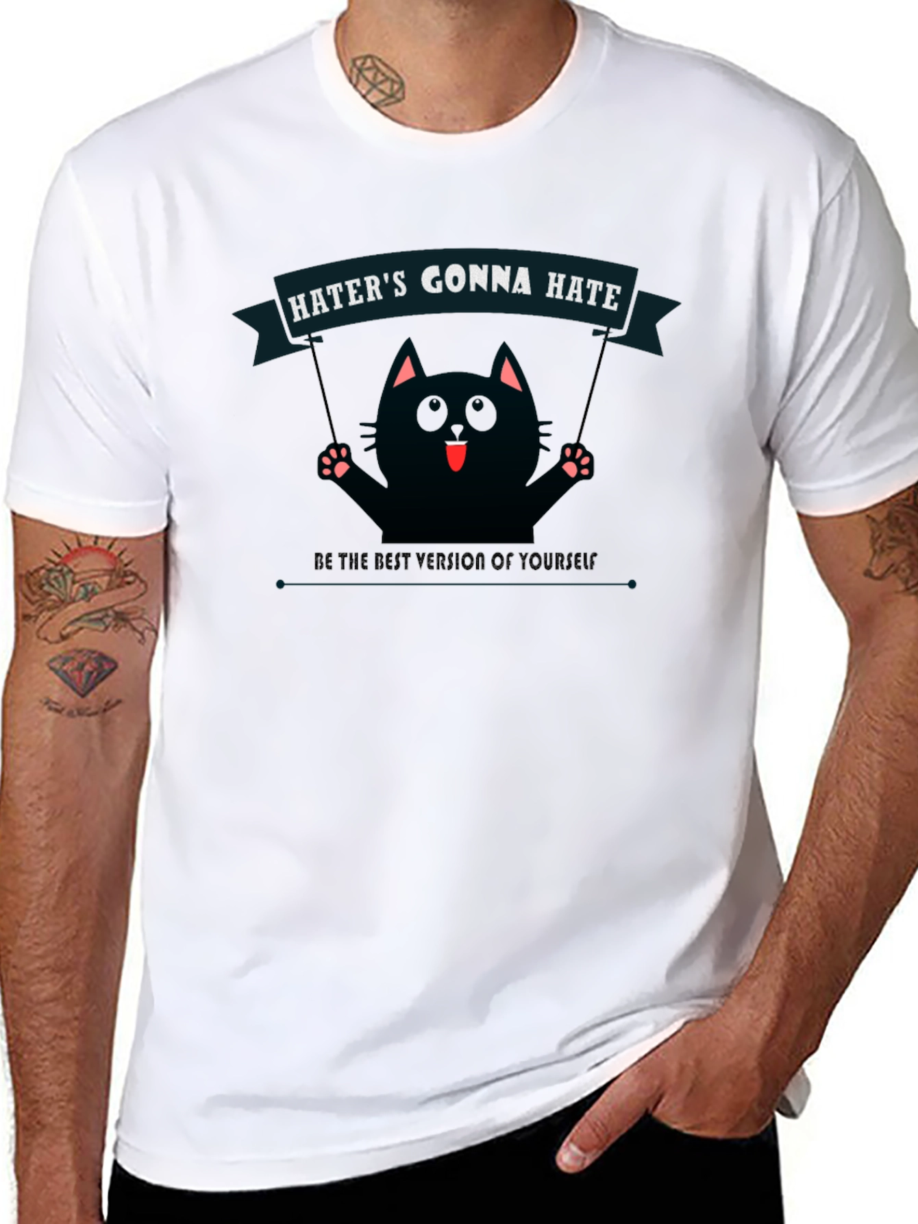 Haters Gonna Hate Cat T-Shirt