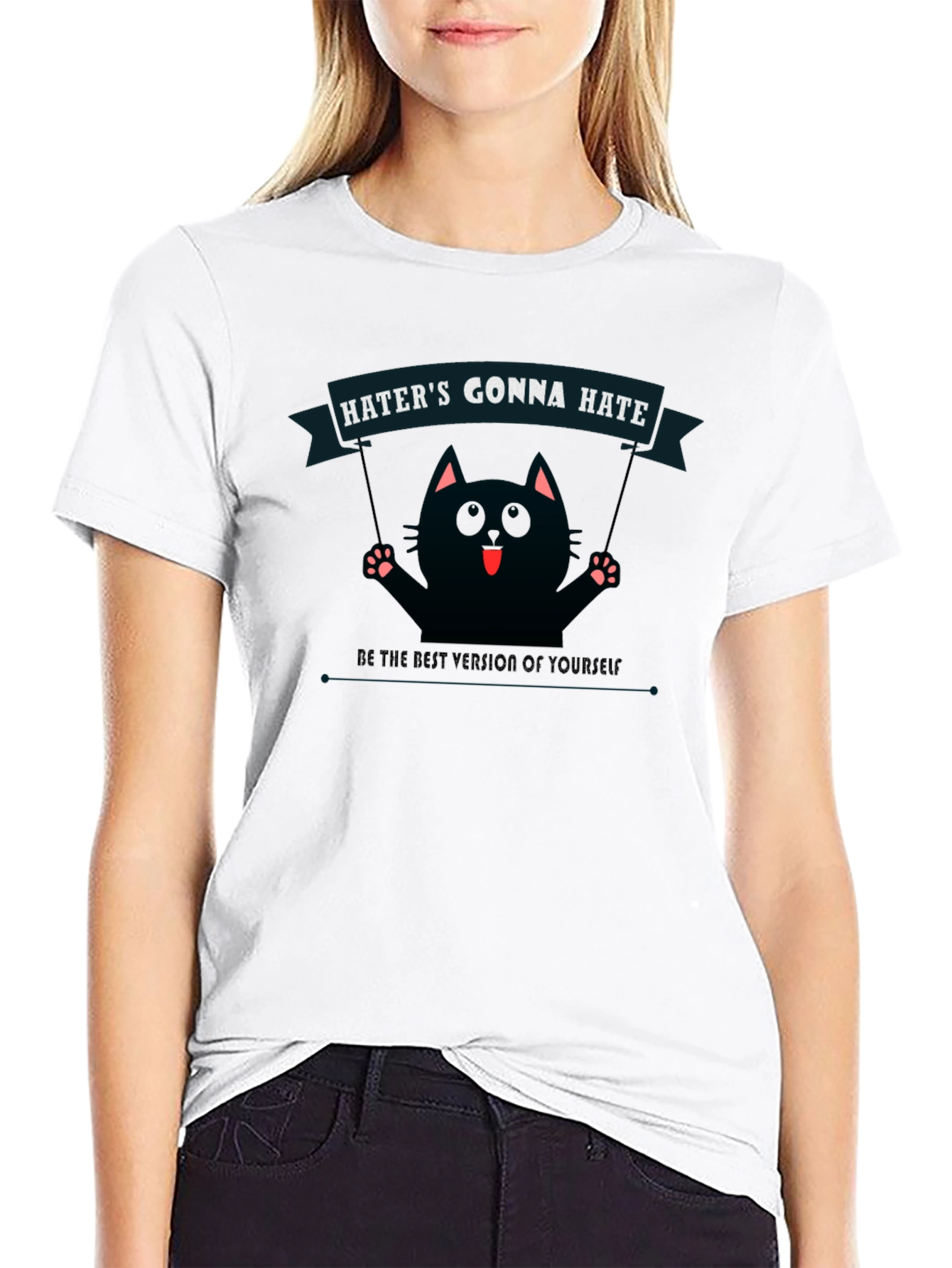 Haters Gonna Hate Cat T-Shirt