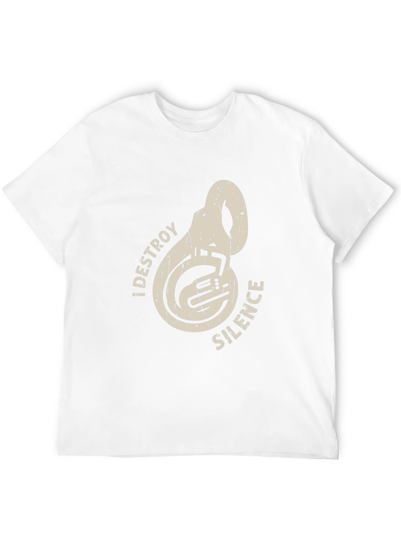Destroy Silence Tuba Music Band Tee