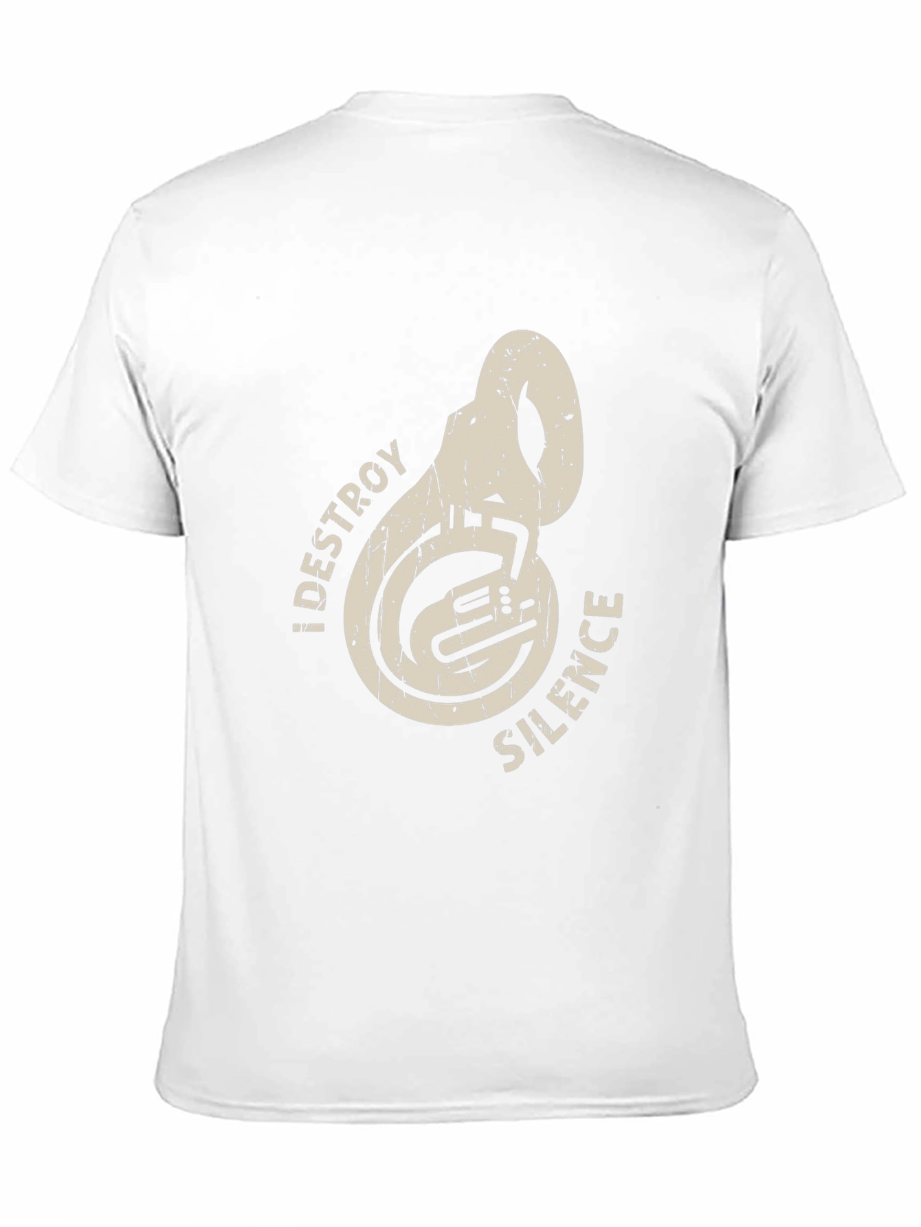 Destroy Silence Tuba Music Band Tee