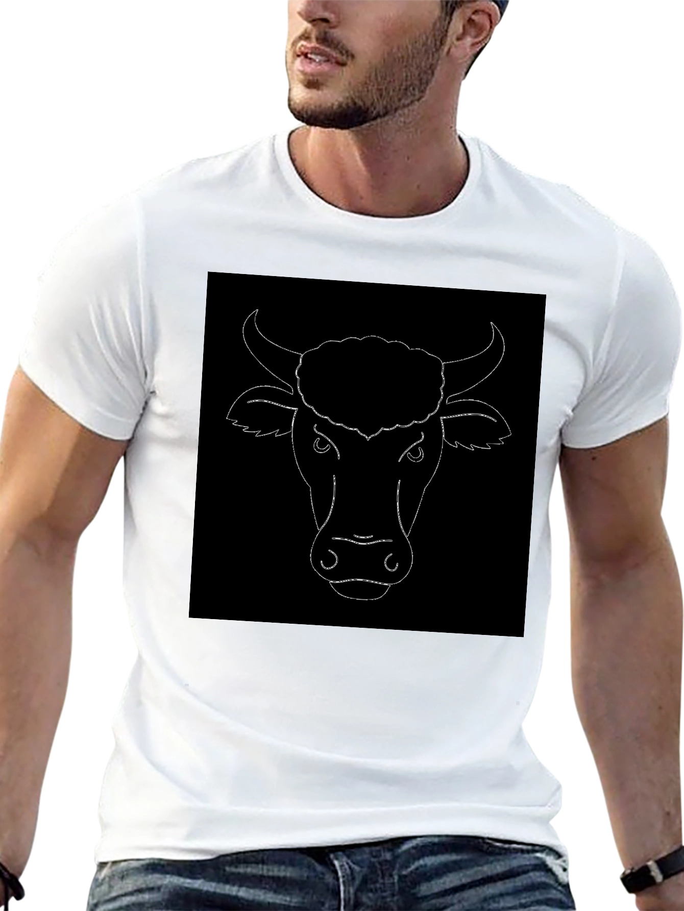 Black Bull Graphic Tee - Bold & Edgy Style