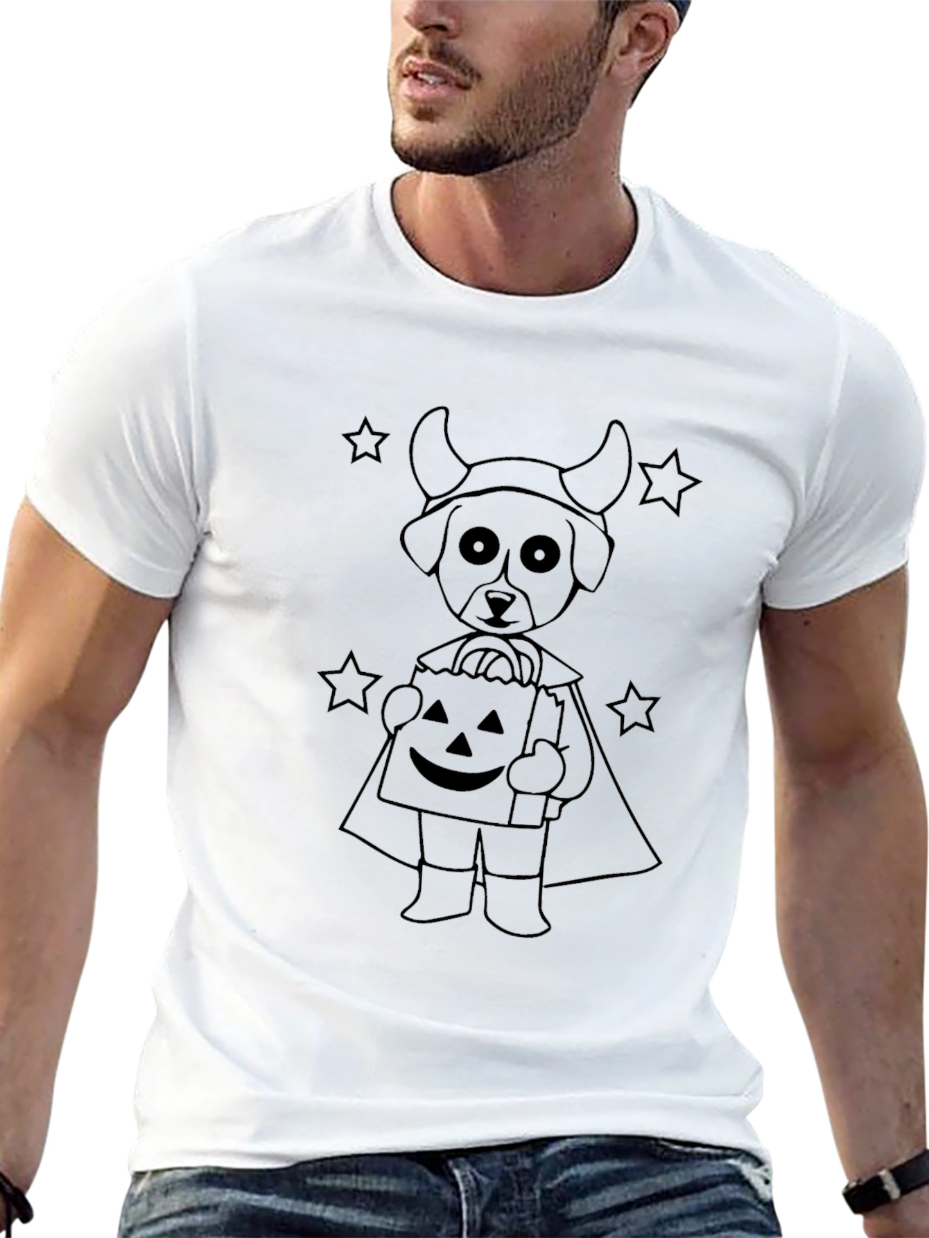 Halloween Pup Tee - Costume Dog Shirt