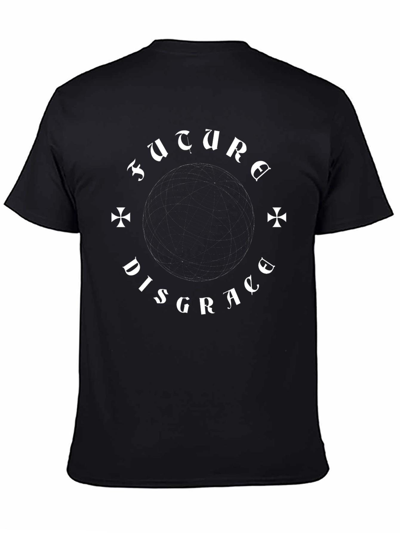 Future Disgrace Black Graphic Tee