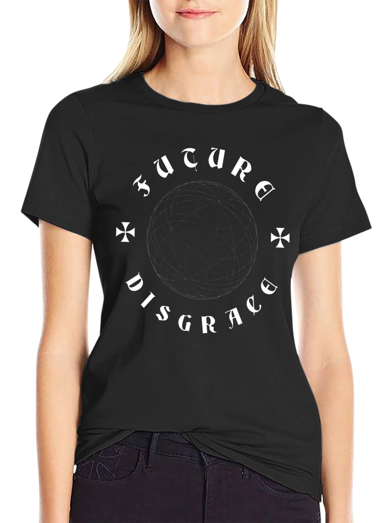 Future Disgrace Black Graphic Tee