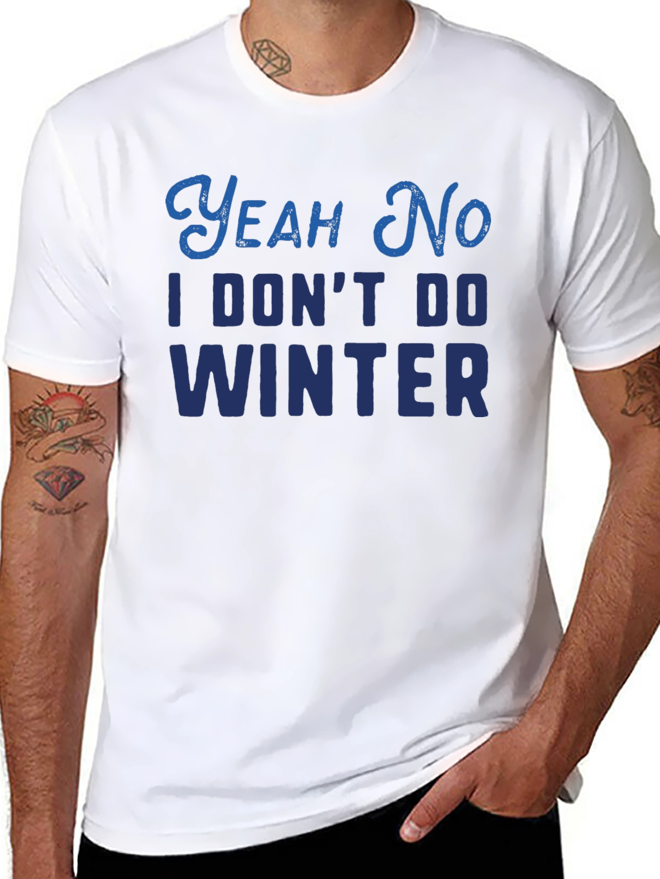 Yeah No I Dont Do Winter T-Shirt