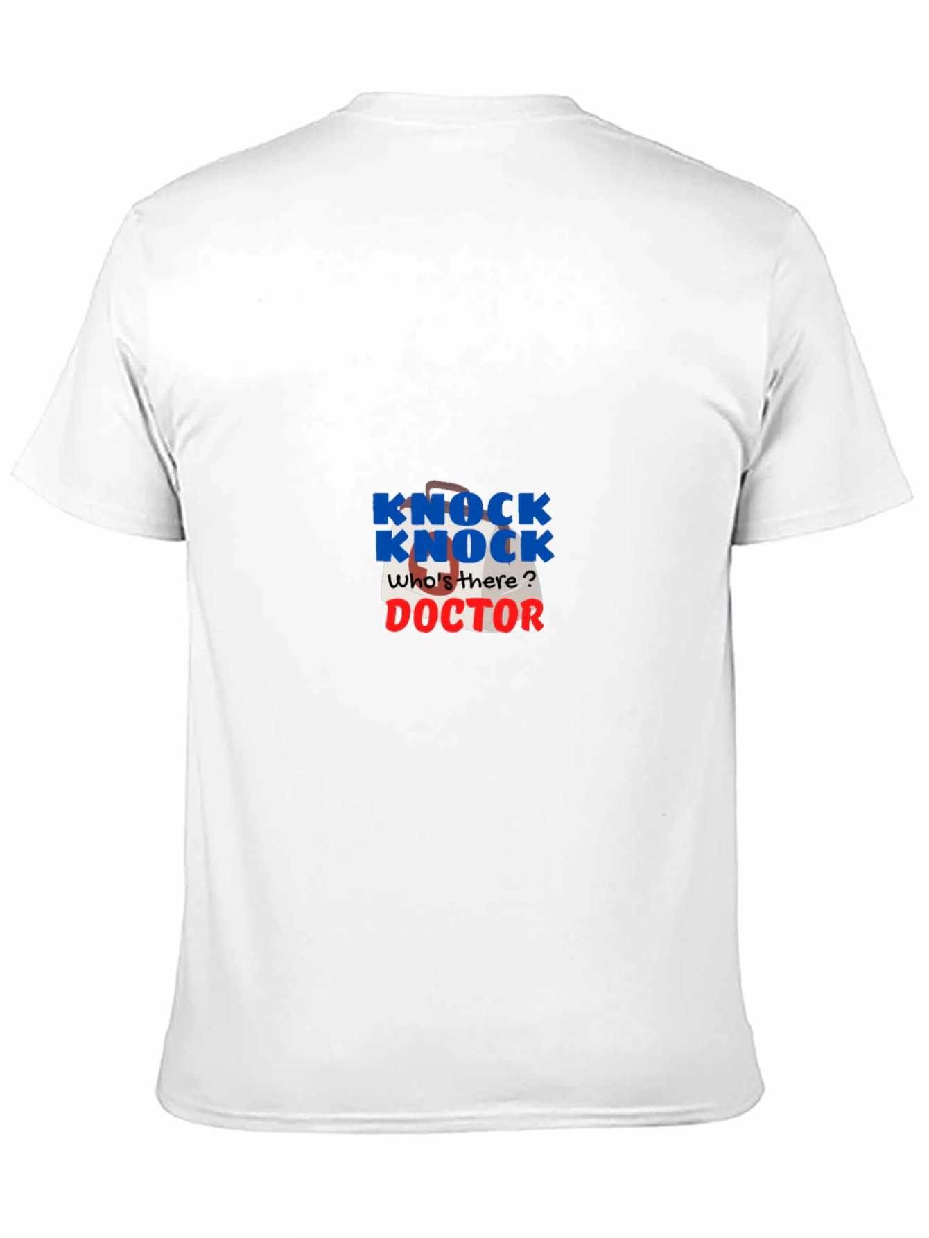 Knock Knock Doctor Joke T-Shirt - Black