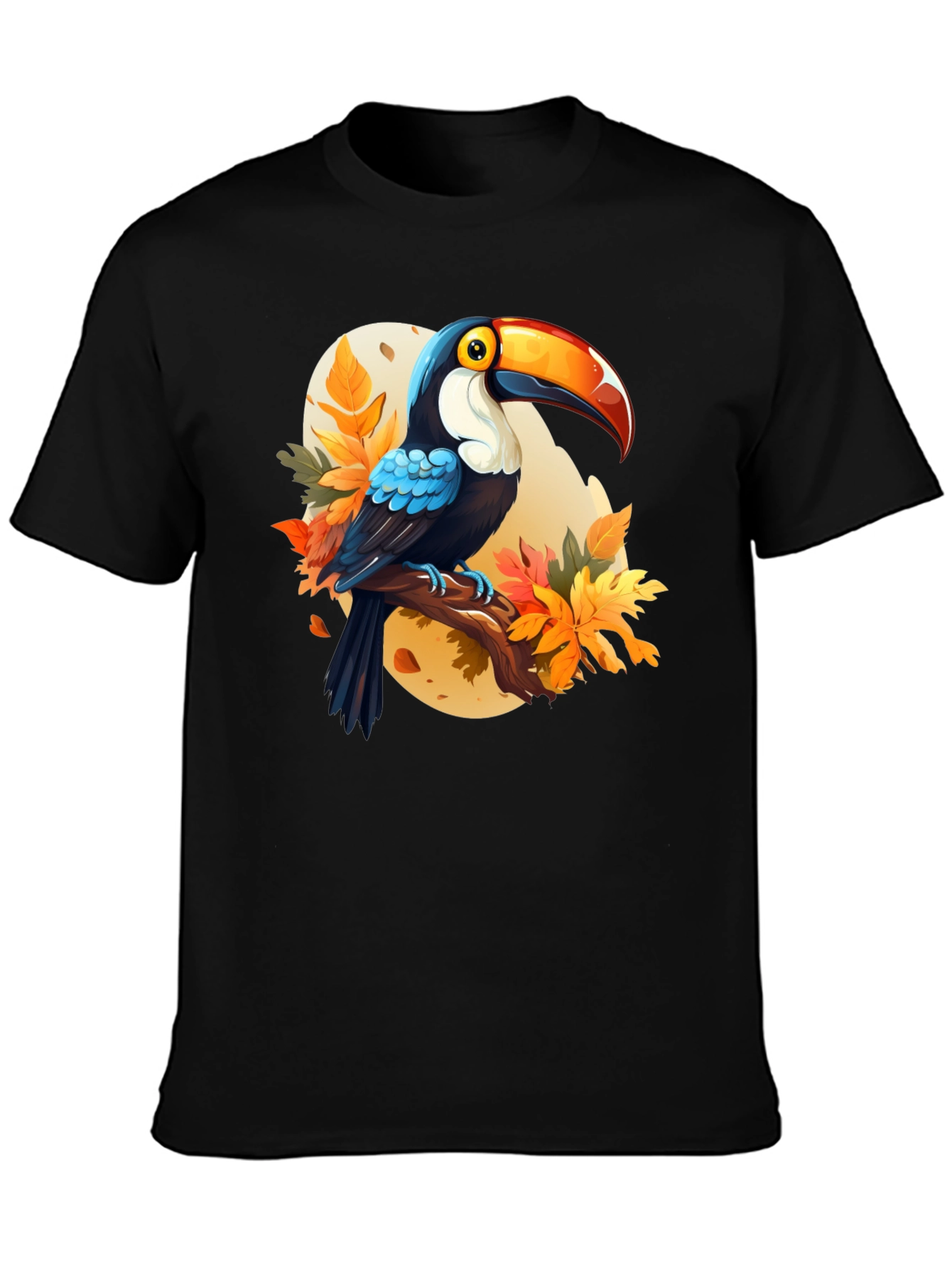 Toucan Autumn T-Shirt - Tropical Bird Fall Apparel