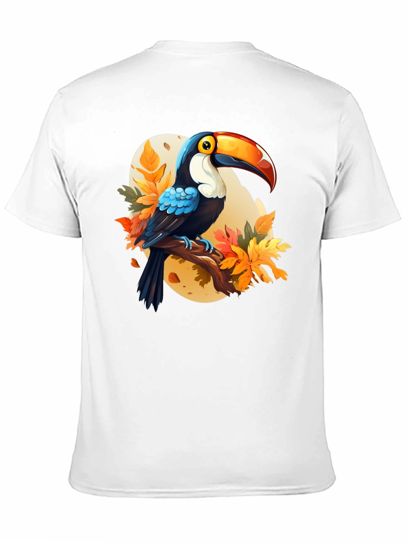 Toucan Autumn T-Shirt - Tropical Bird Fall Apparel