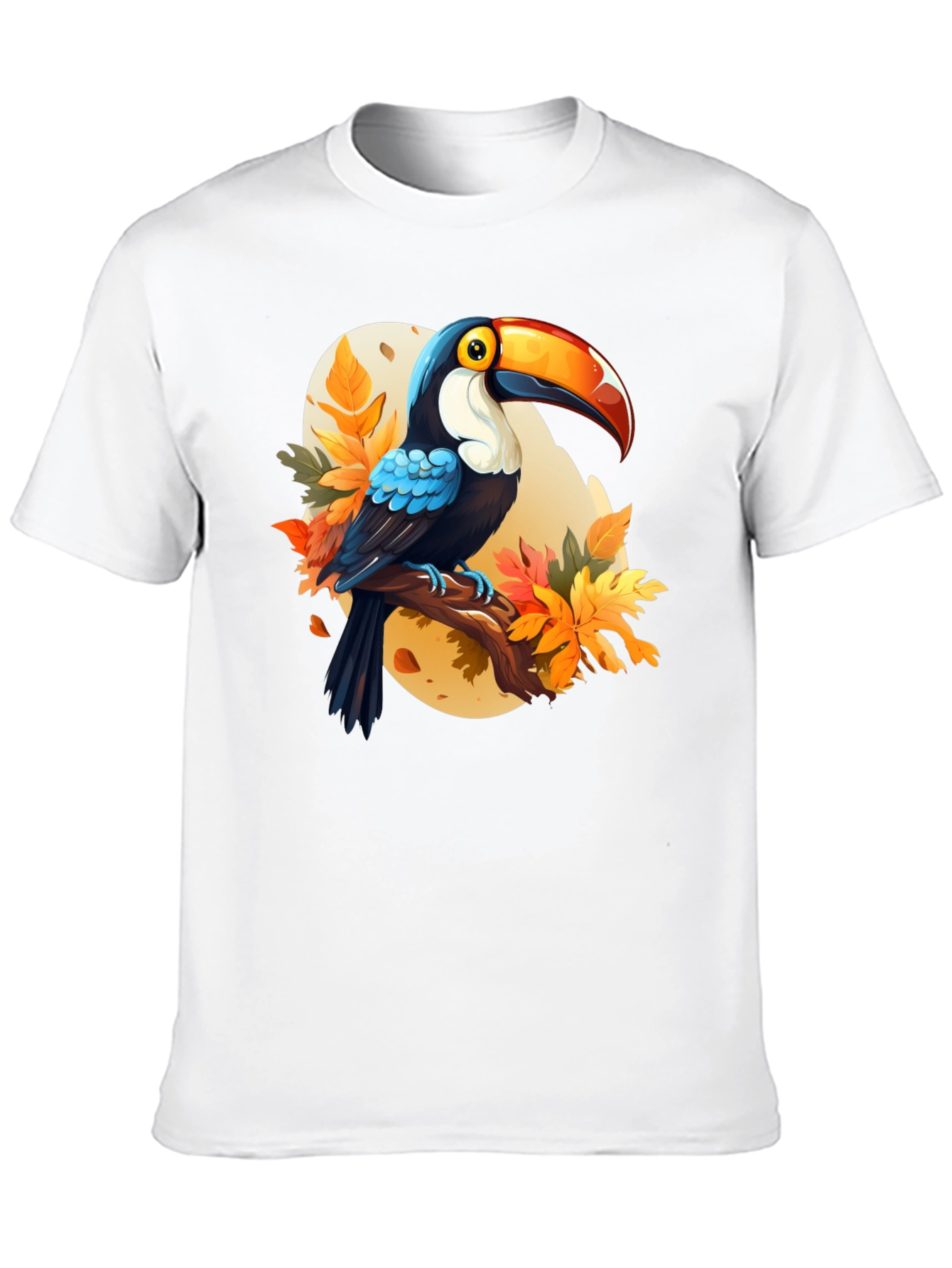 Toucan Autumn T-Shirt - Tropical Bird Fall Apparel