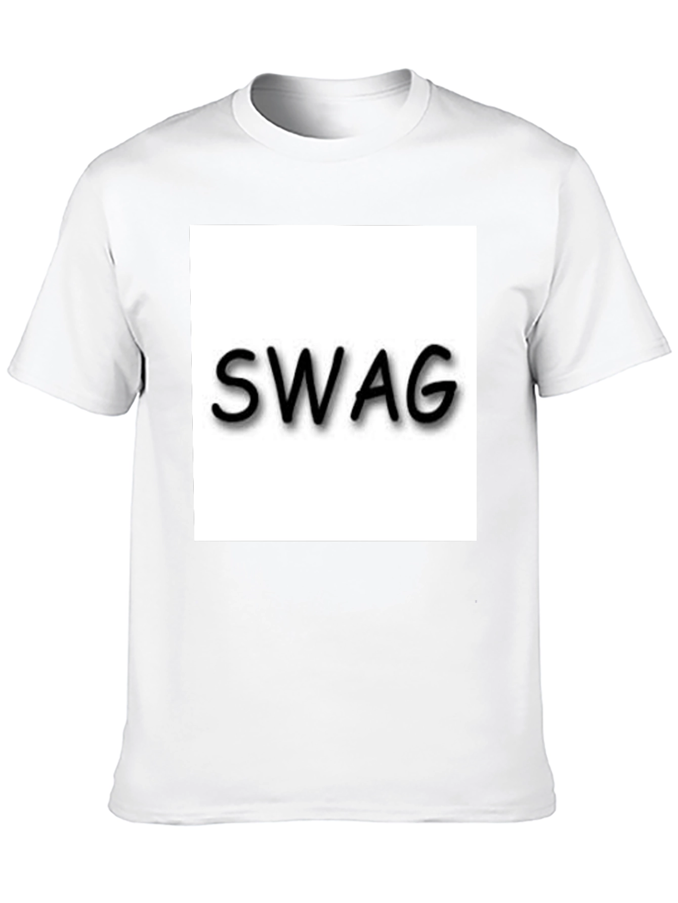 Mens Black T-Shirt - Swag Design