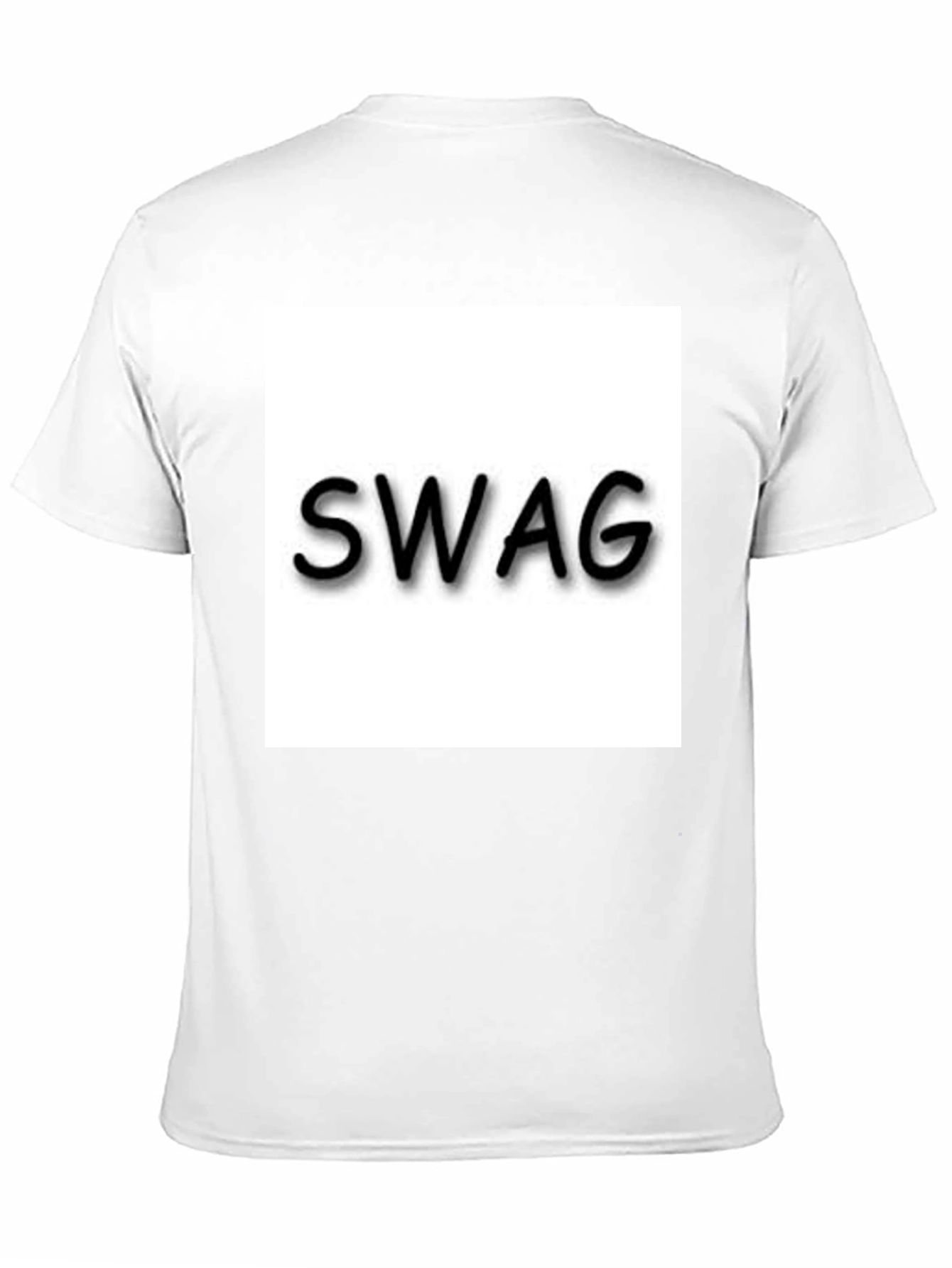 Mens Black T-Shirt - Swag Design