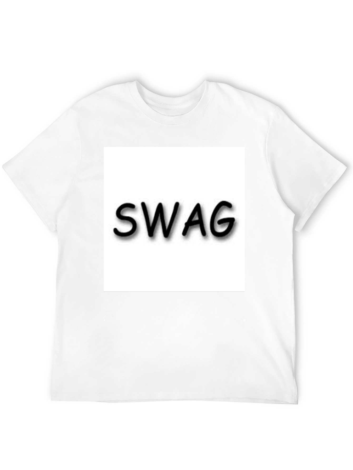 Mens Black T-Shirt - Swag Design