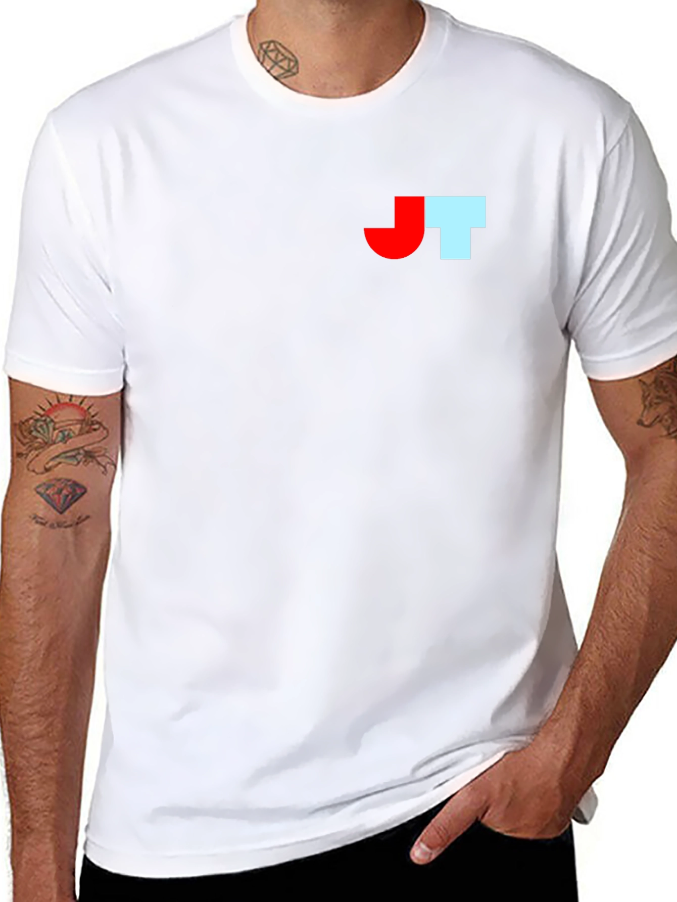 Modern JT Logo Black T-Shirt