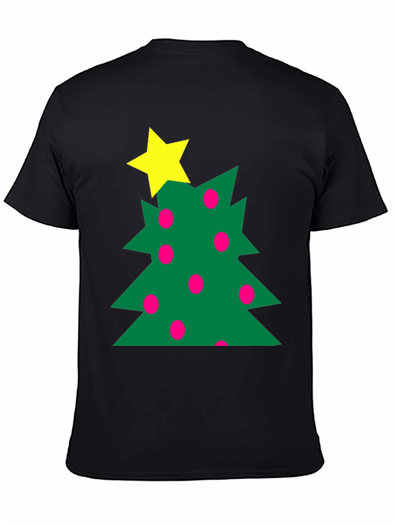 Festive Christmas Tree Graphic Tee - Holiday Style