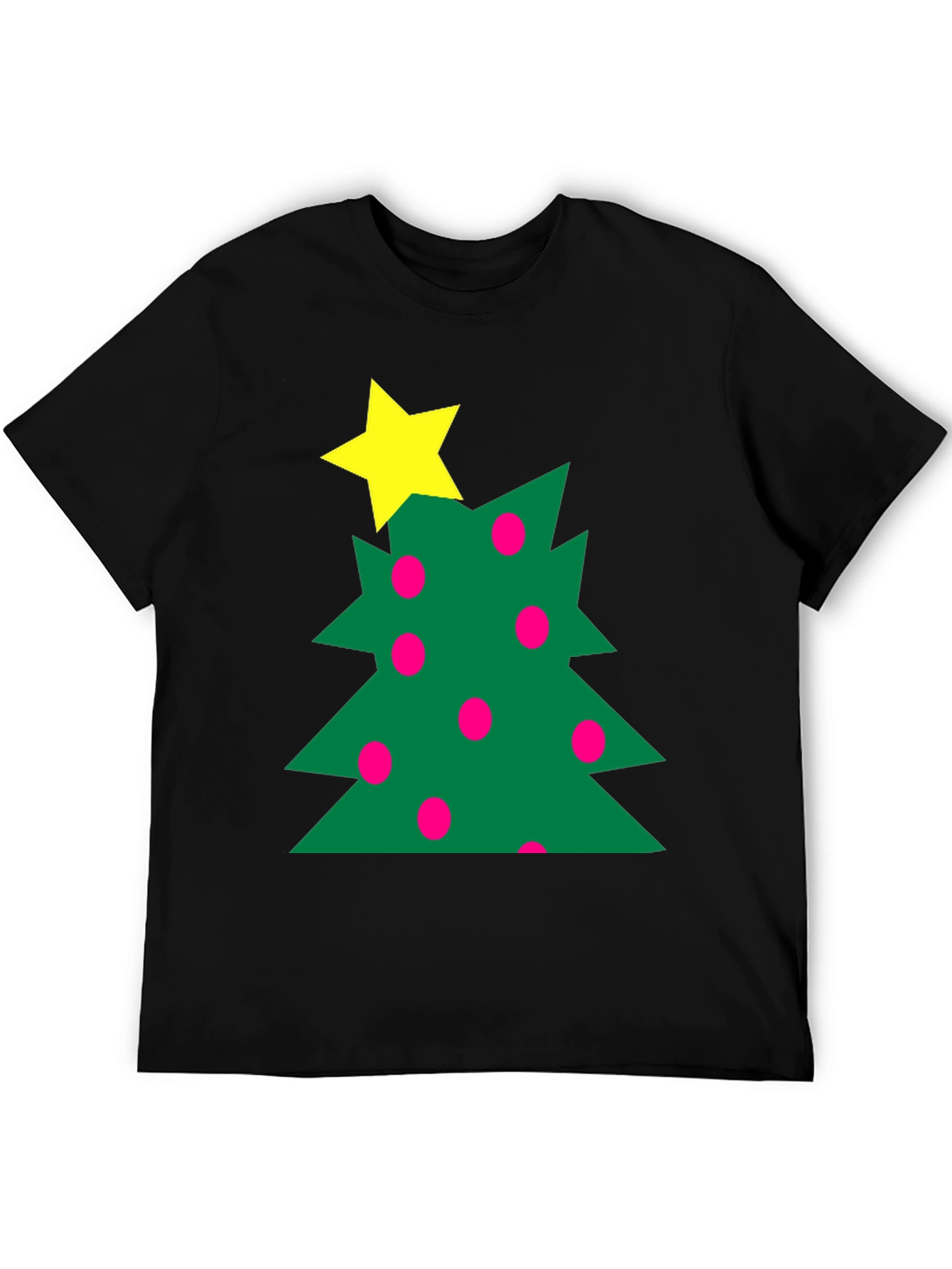 Festive Christmas Tree Graphic Tee - Holiday Style
