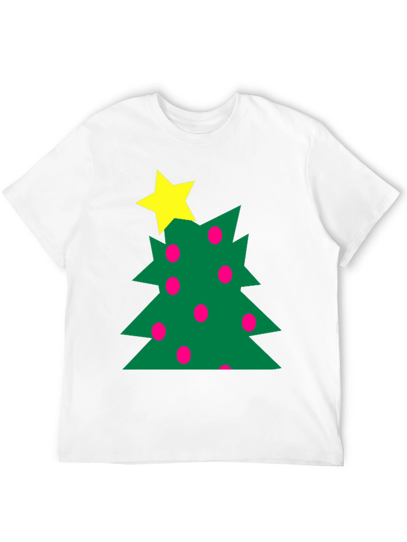 Festive Christmas Tree Graphic Tee - Holiday Style