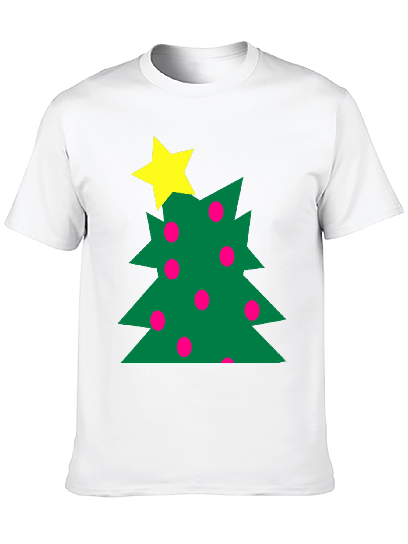 Festive Christmas Tree Graphic Tee - Holiday Style