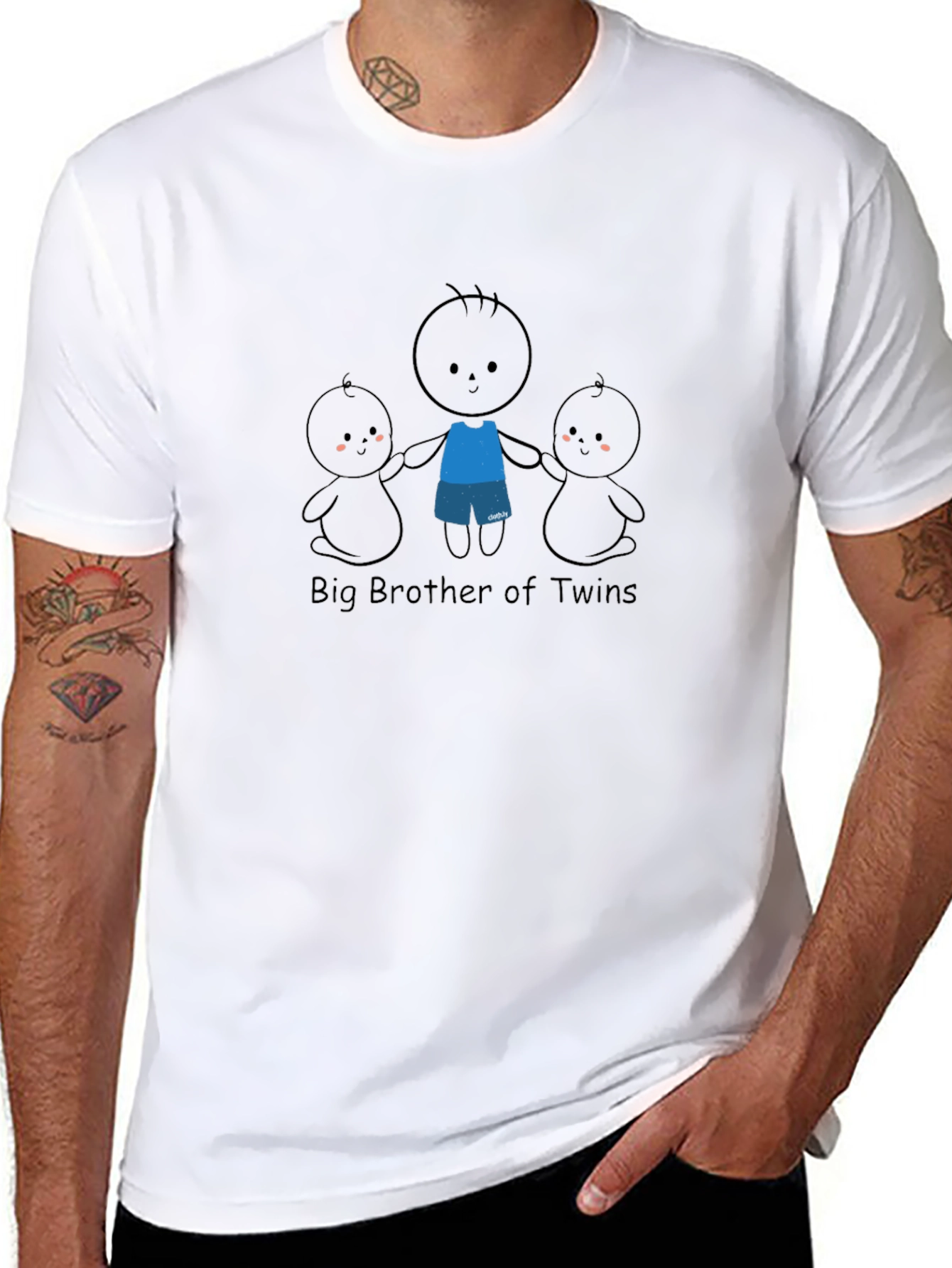 Big Brother of Twins Graphic T-Shirt