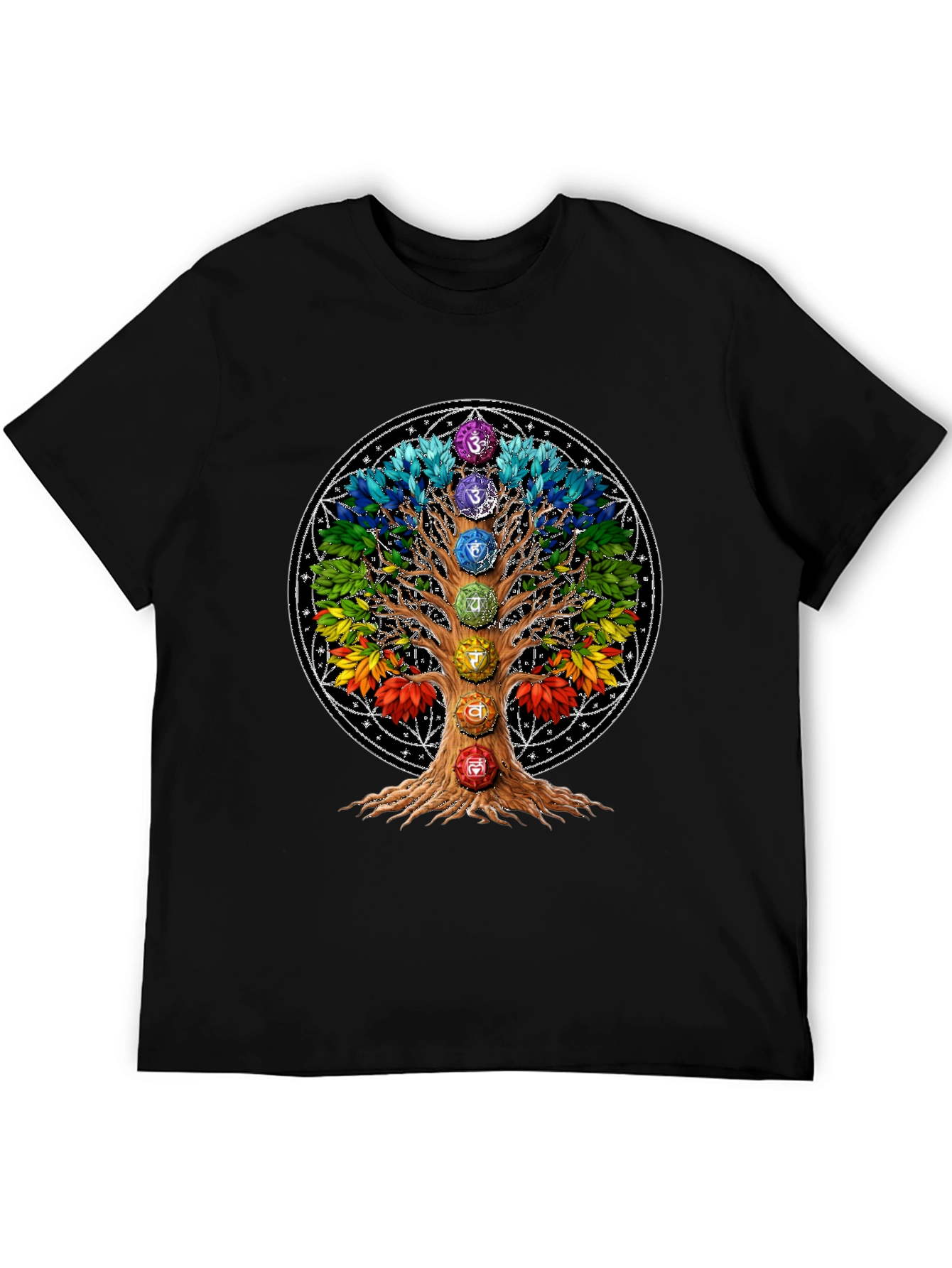 Chakra Tree T-Shirt: Spiritual Wellness Tee