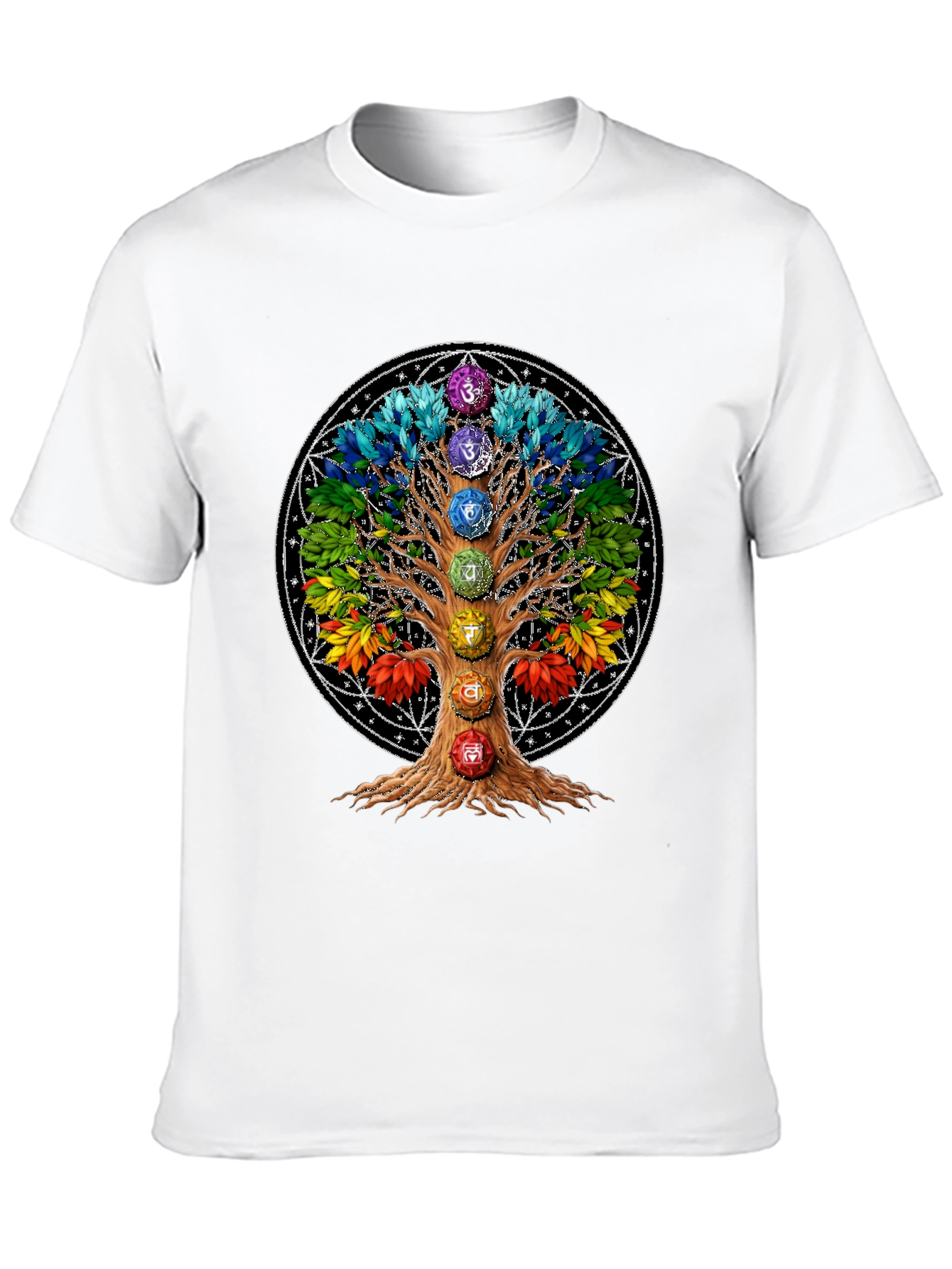 Chakra Tree T-Shirt: Spiritual Wellness Tee