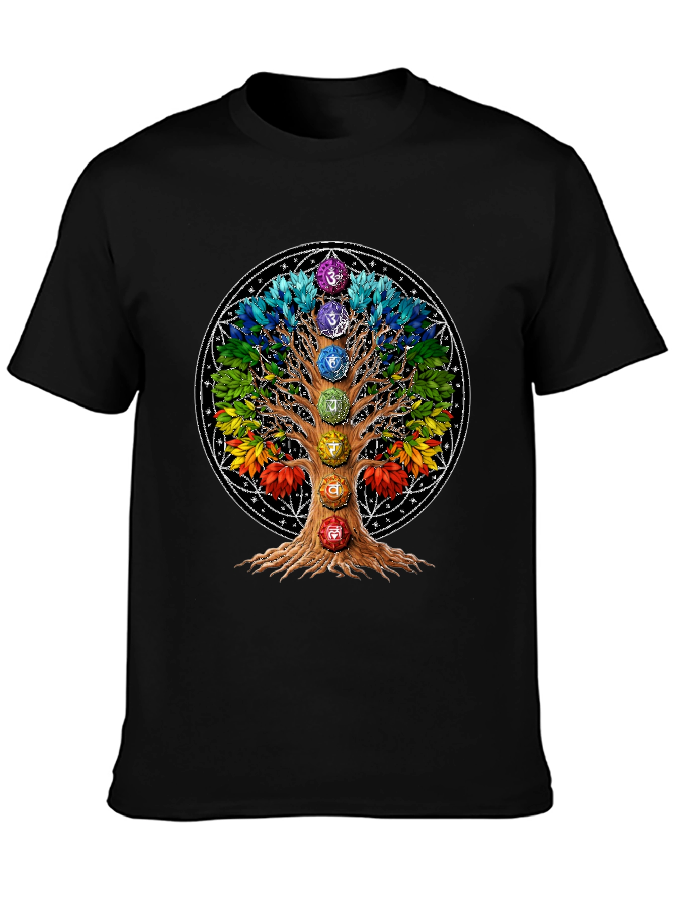 Chakra Tree T-Shirt: Spiritual Wellness Tee