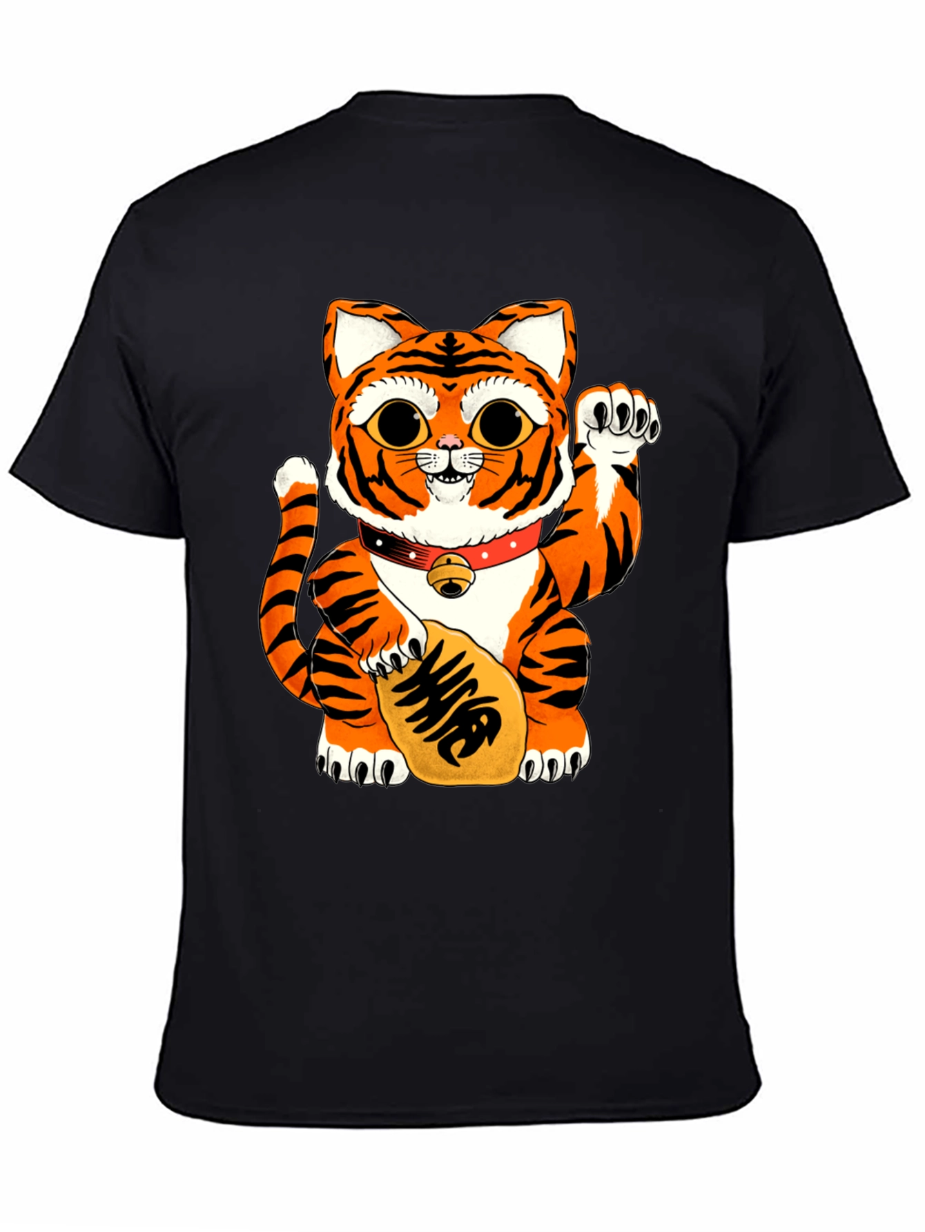 Lucky Tiger Cat Graphic Tee