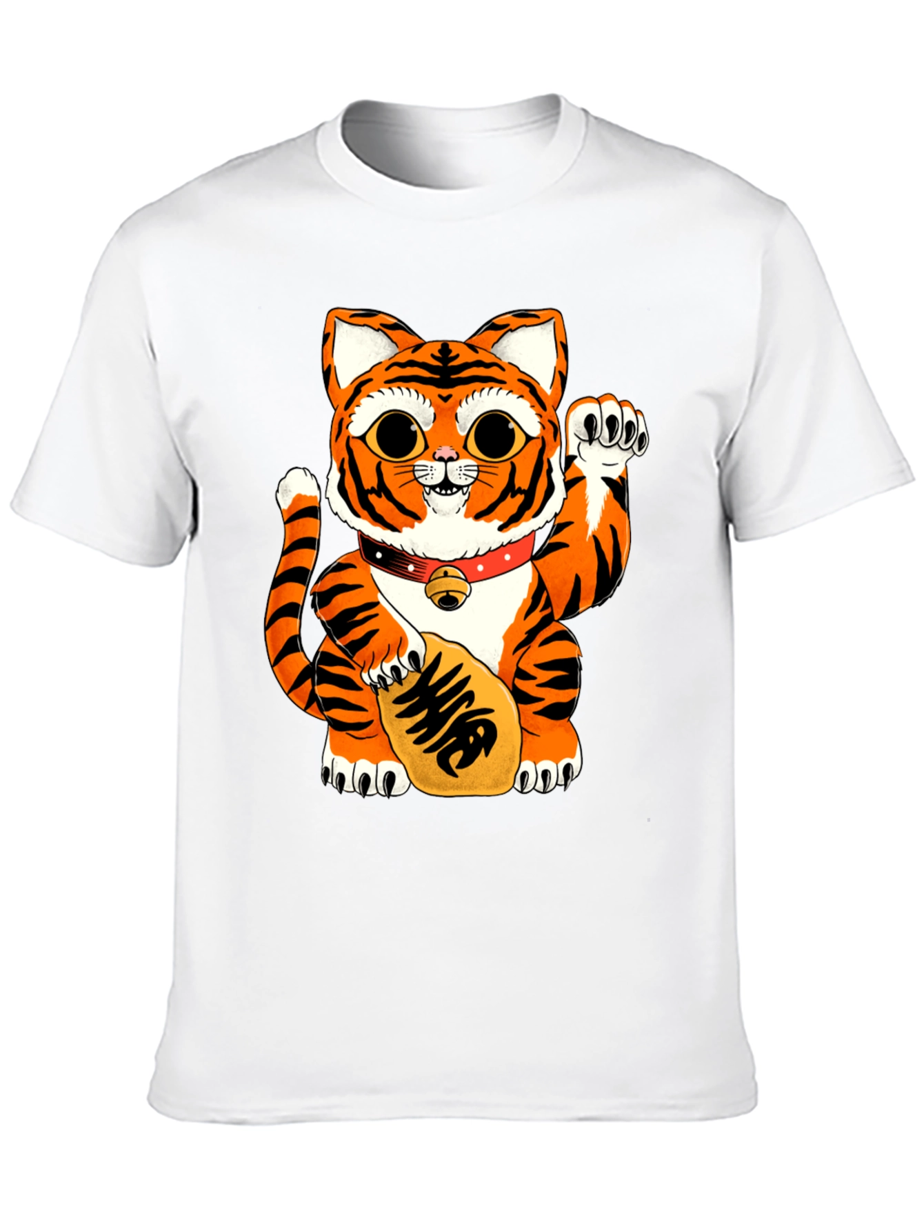 Lucky Tiger Cat Graphic Tee