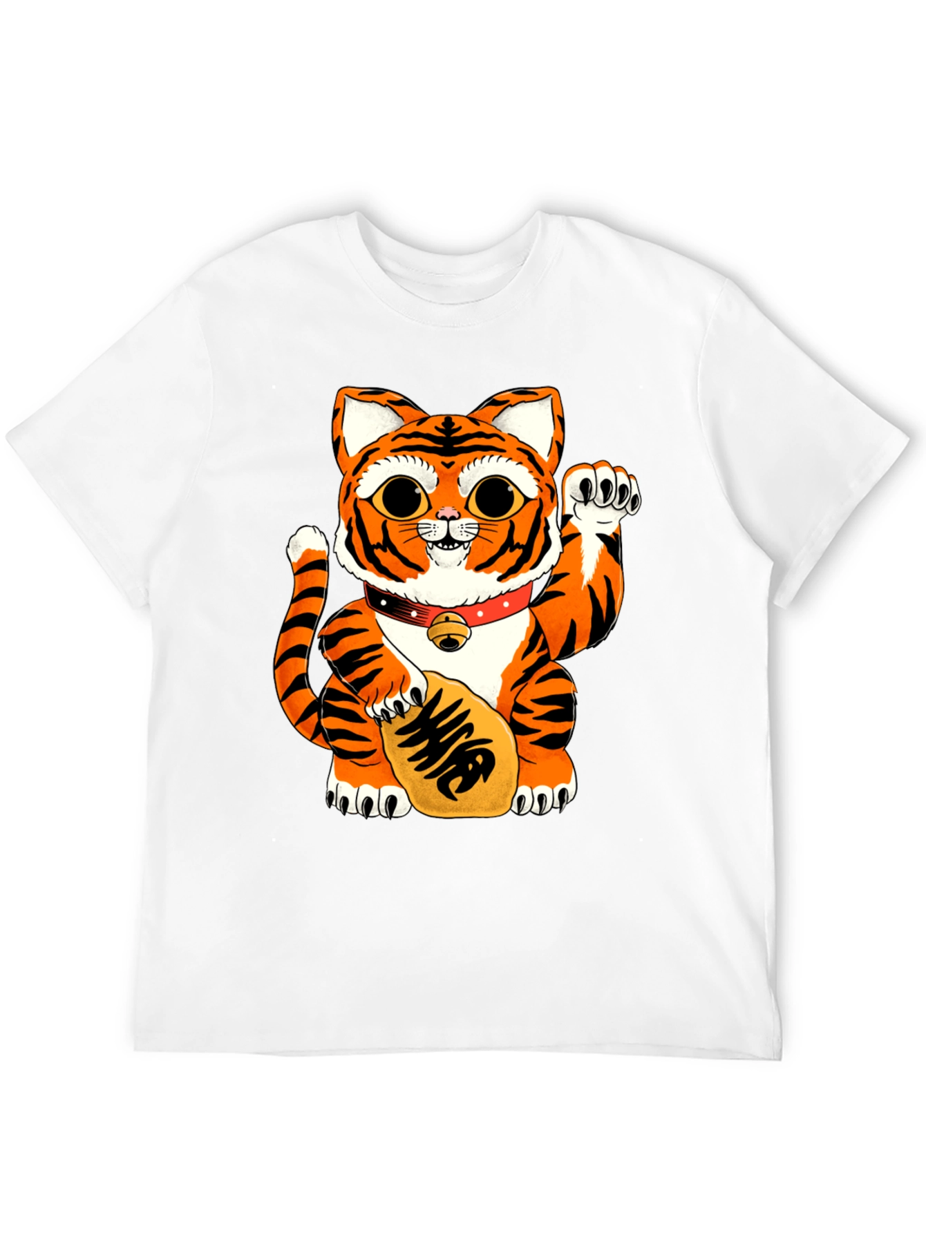 Lucky Tiger Cat Graphic Tee