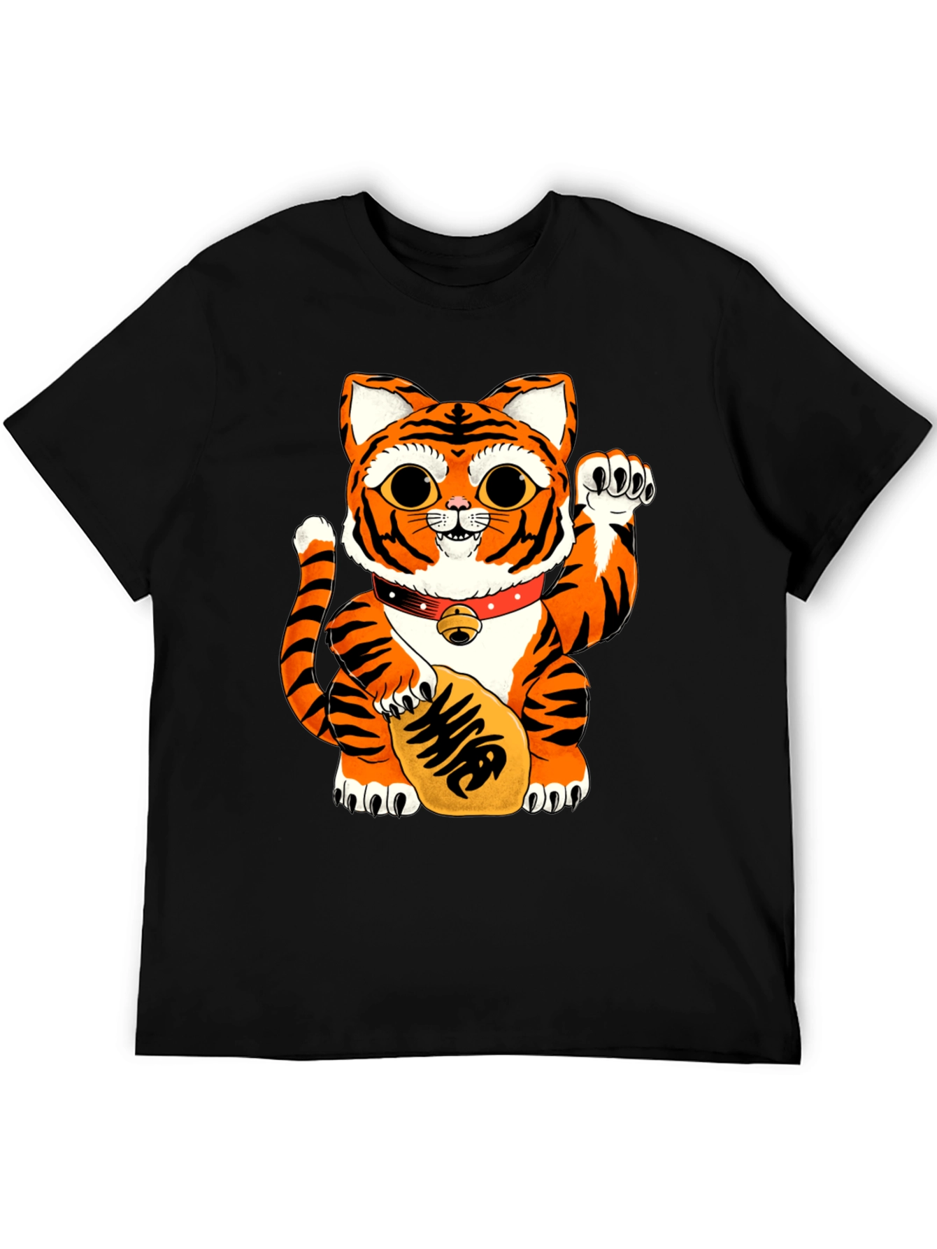 Lucky Tiger Cat Graphic Tee