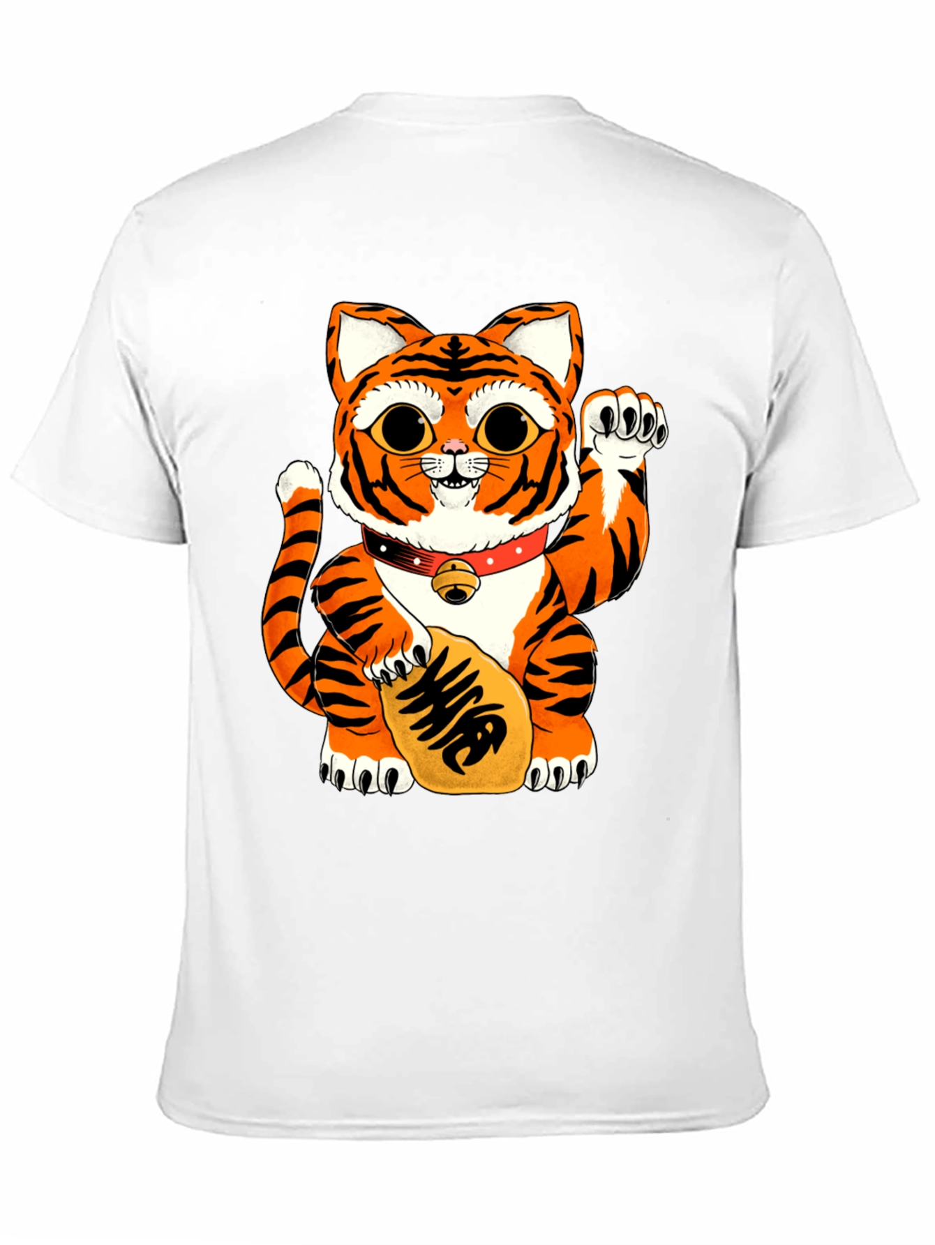 Lucky Tiger Cat Graphic Tee