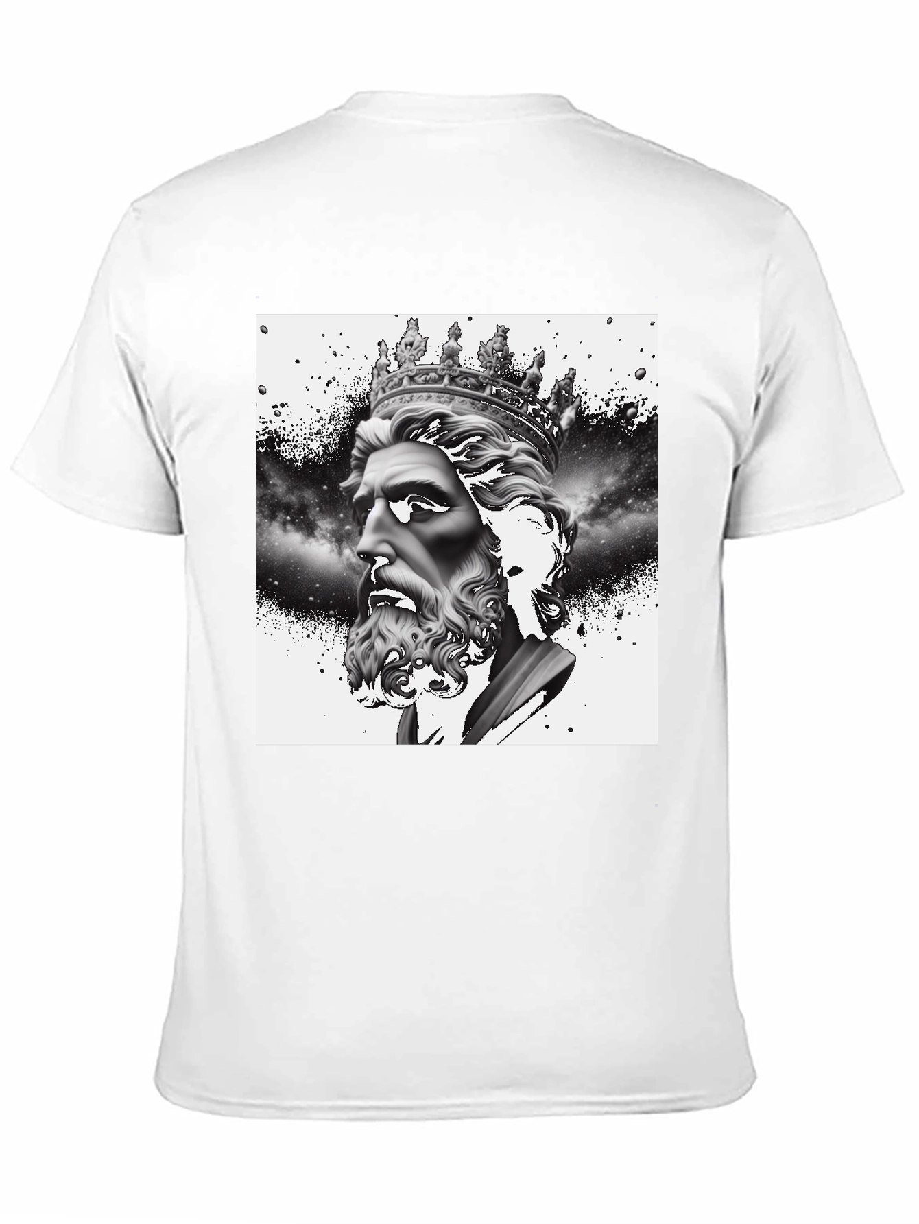 King Neptune Graphic Tee - Black Cotton Blend