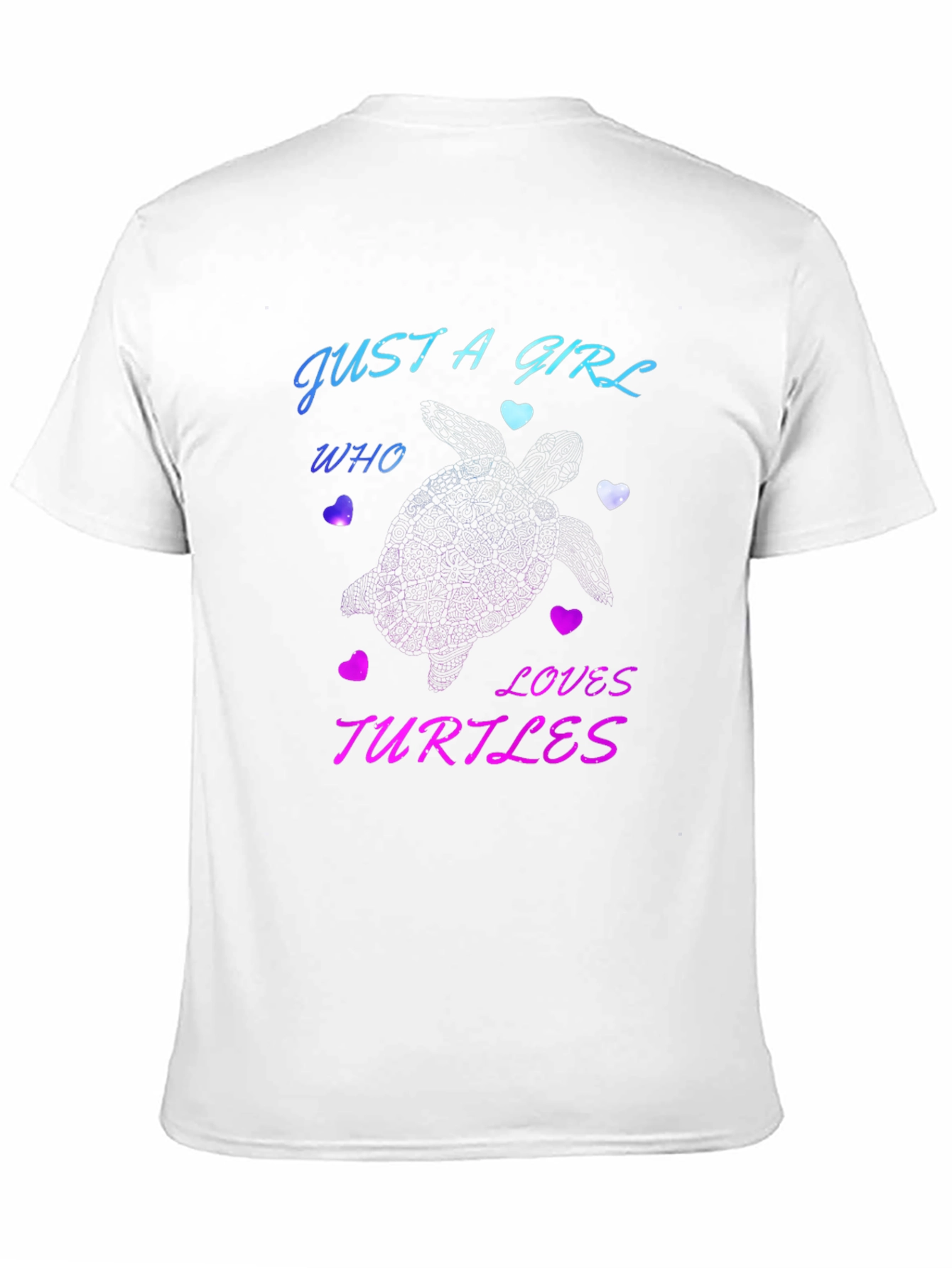 Just A Girl Who Loves Turtles Graphic T-Shirt