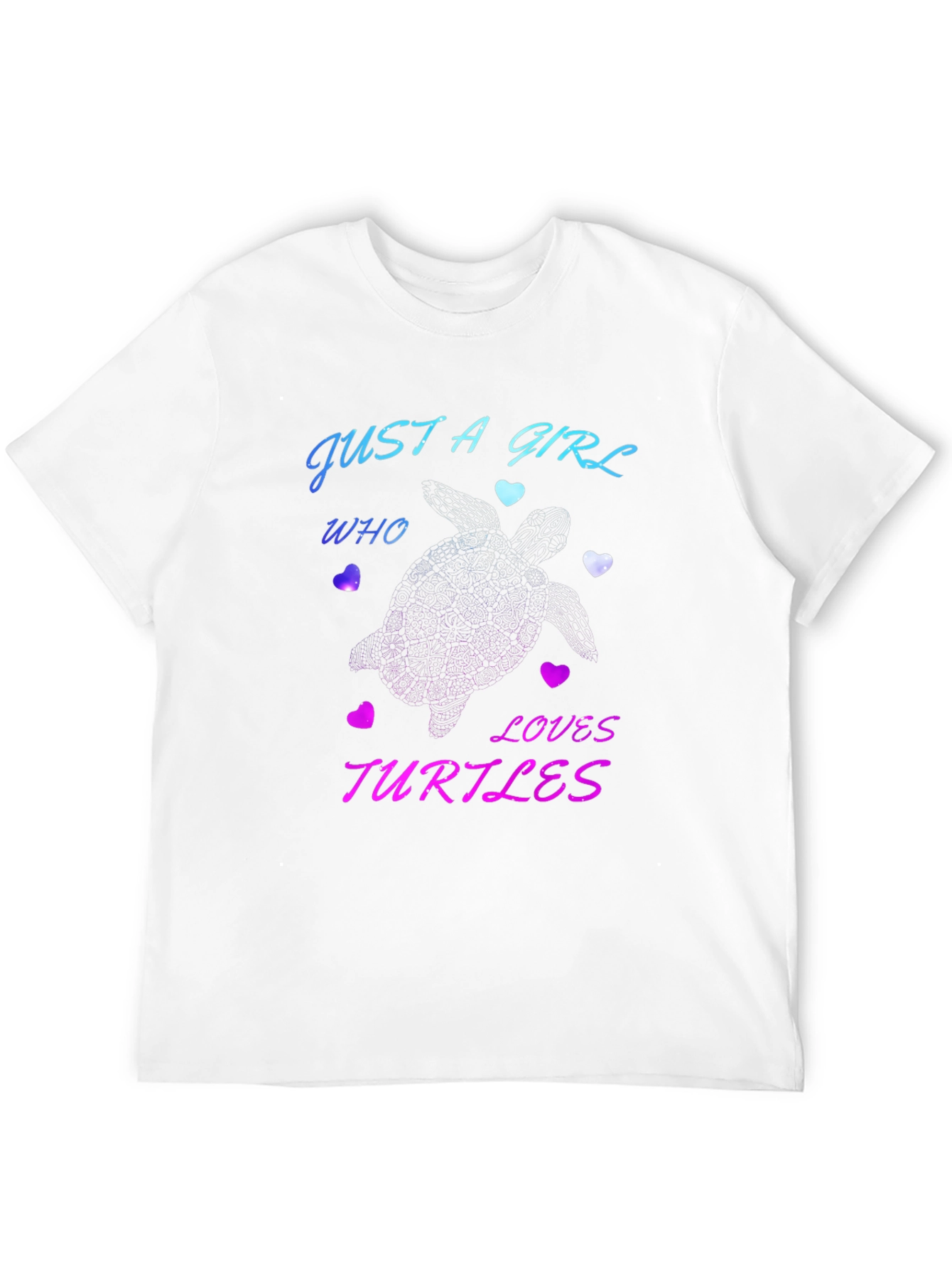 Just A Girl Who Loves Turtles Graphic T-Shirt