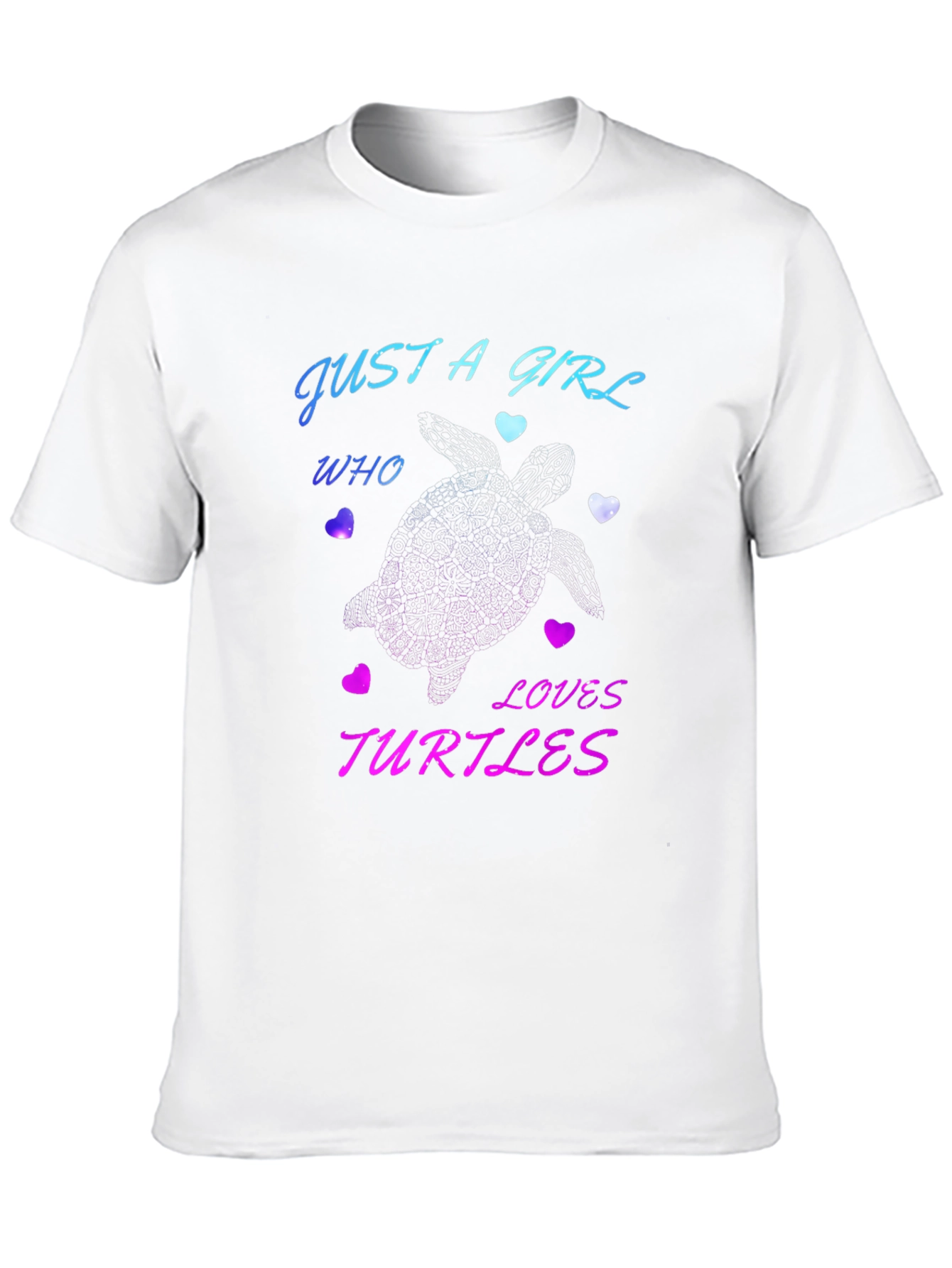 Just A Girl Who Loves Turtles Graphic T-Shirt