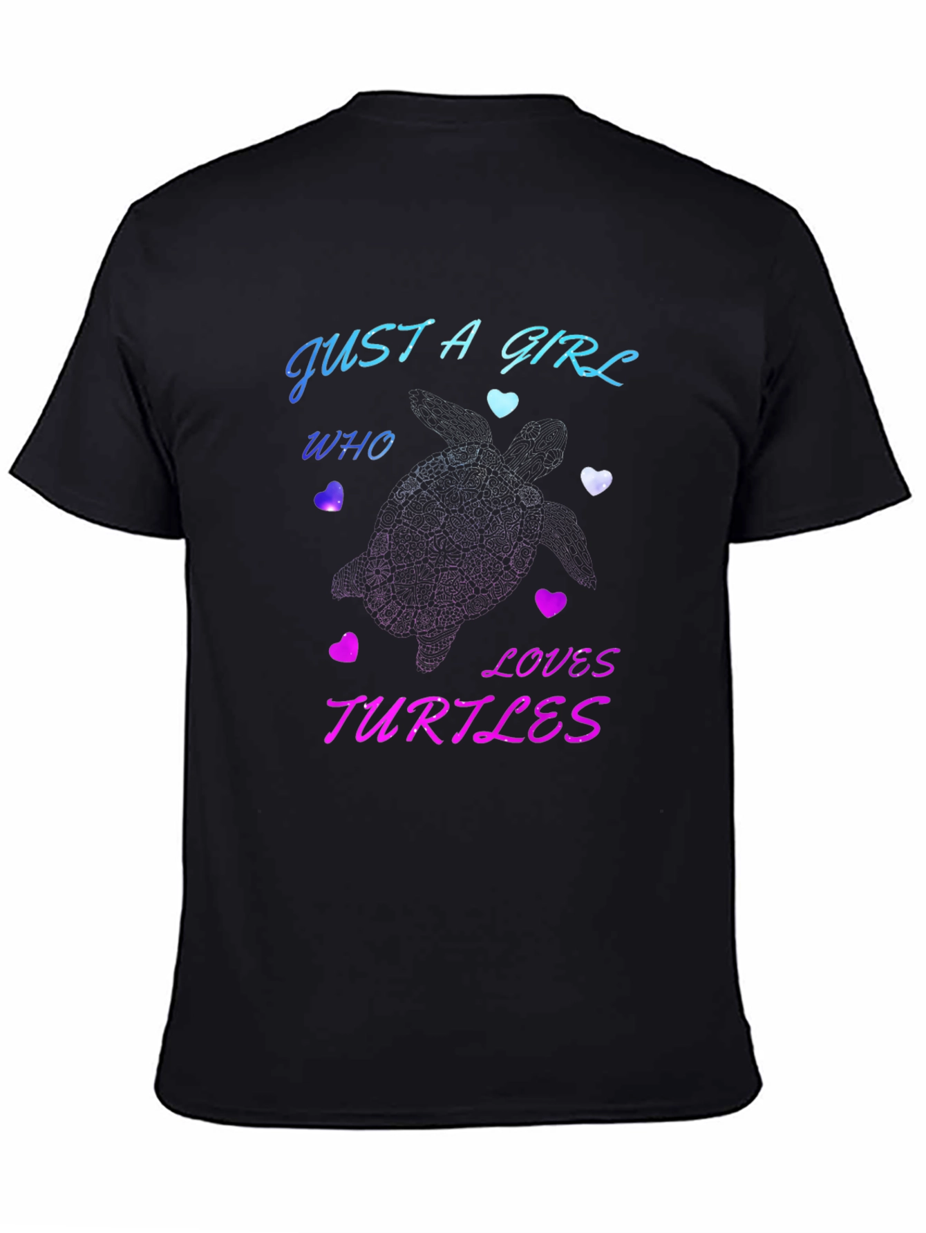 Just A Girl Who Loves Turtles Graphic T-Shirt