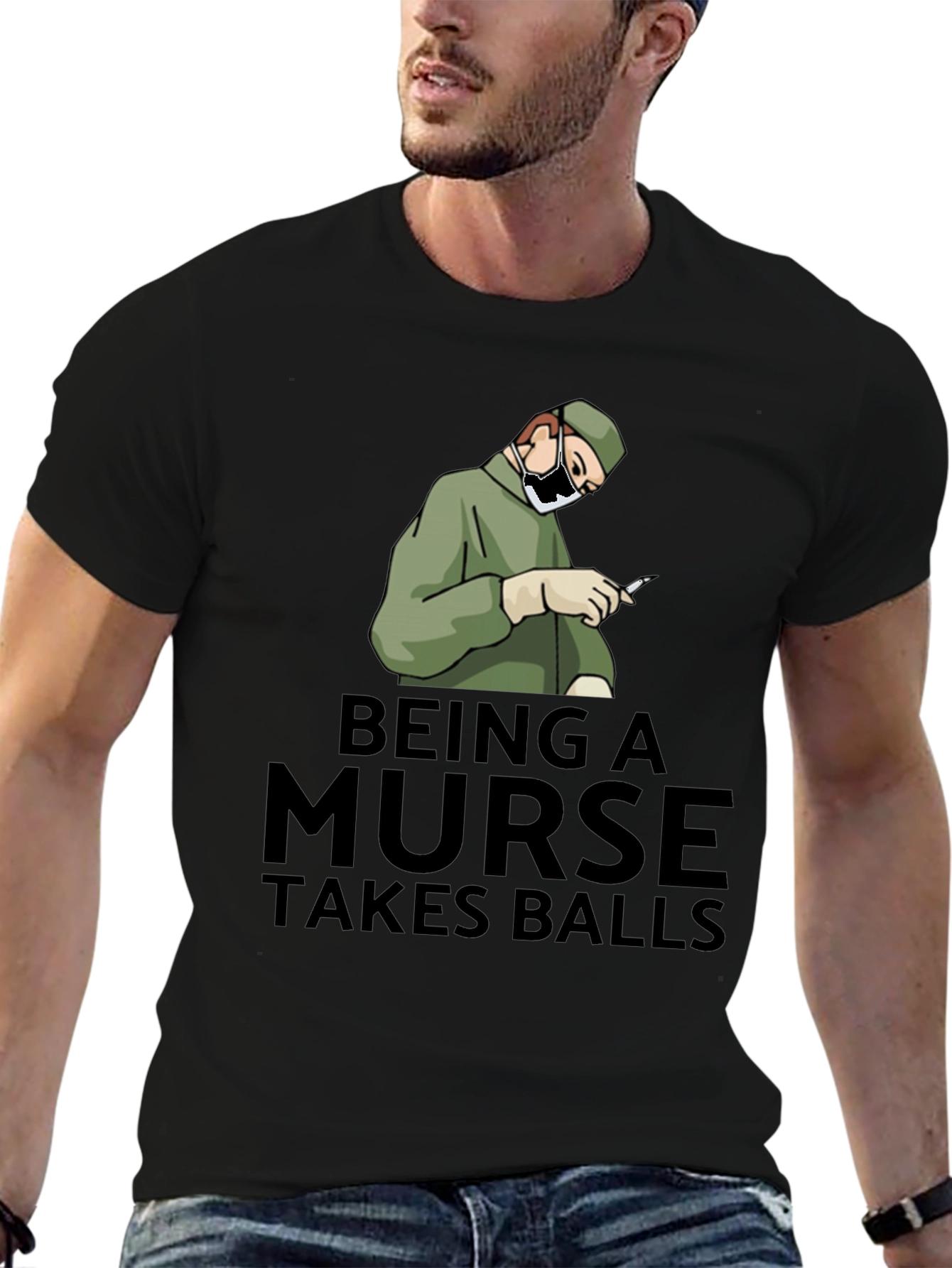 Being A Nurse Takes Balls T-Shirt
