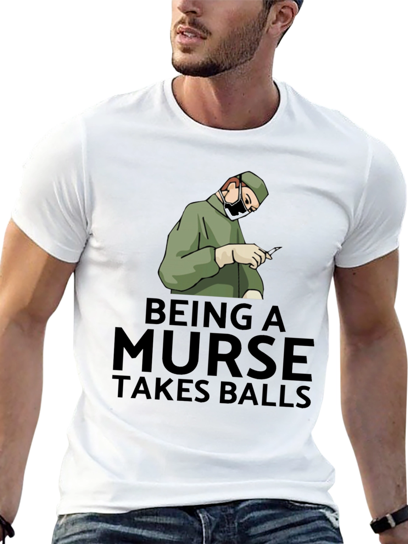 Being A Nurse Takes Balls T-Shirt