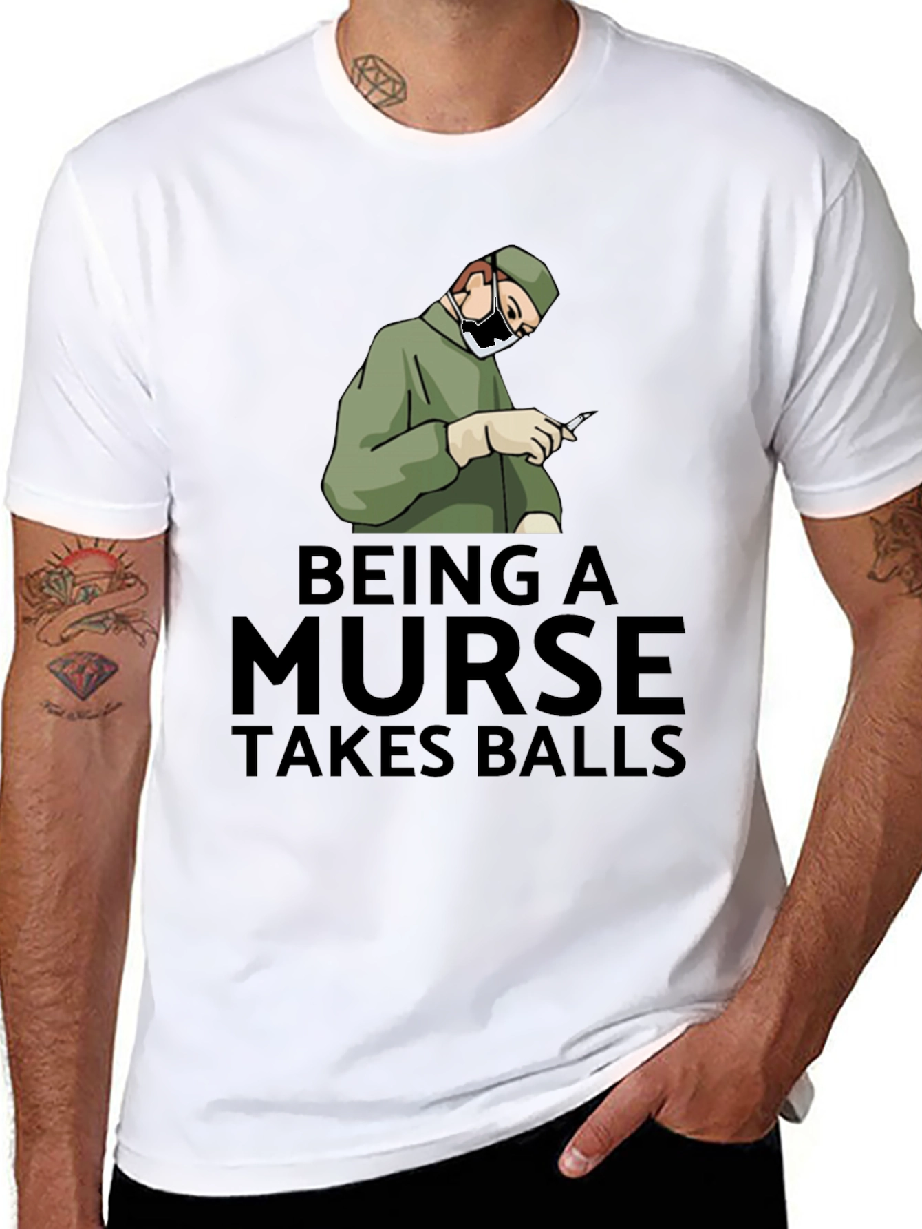 Being A Nurse Takes Balls T-Shirt