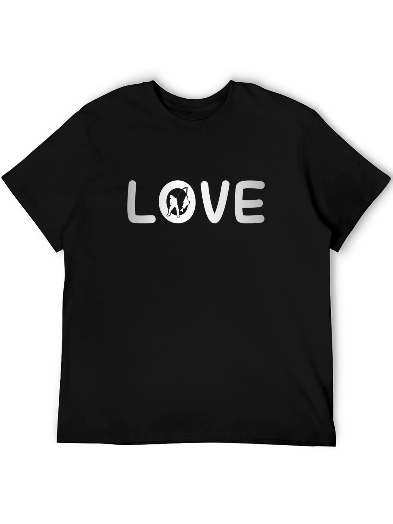 Love Hiking T-Shirt - Black Crew Neck