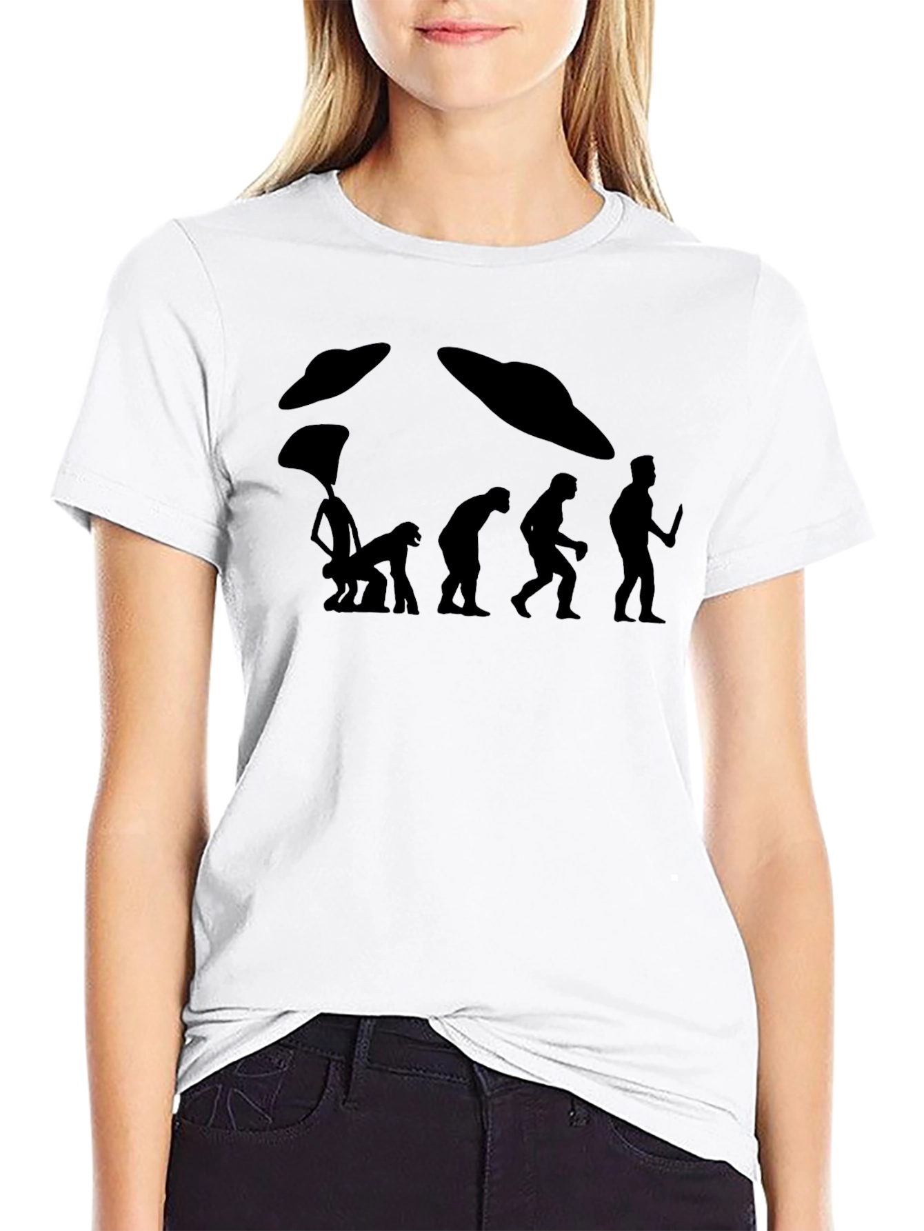 Alien Evolution Graphic T-Shirt