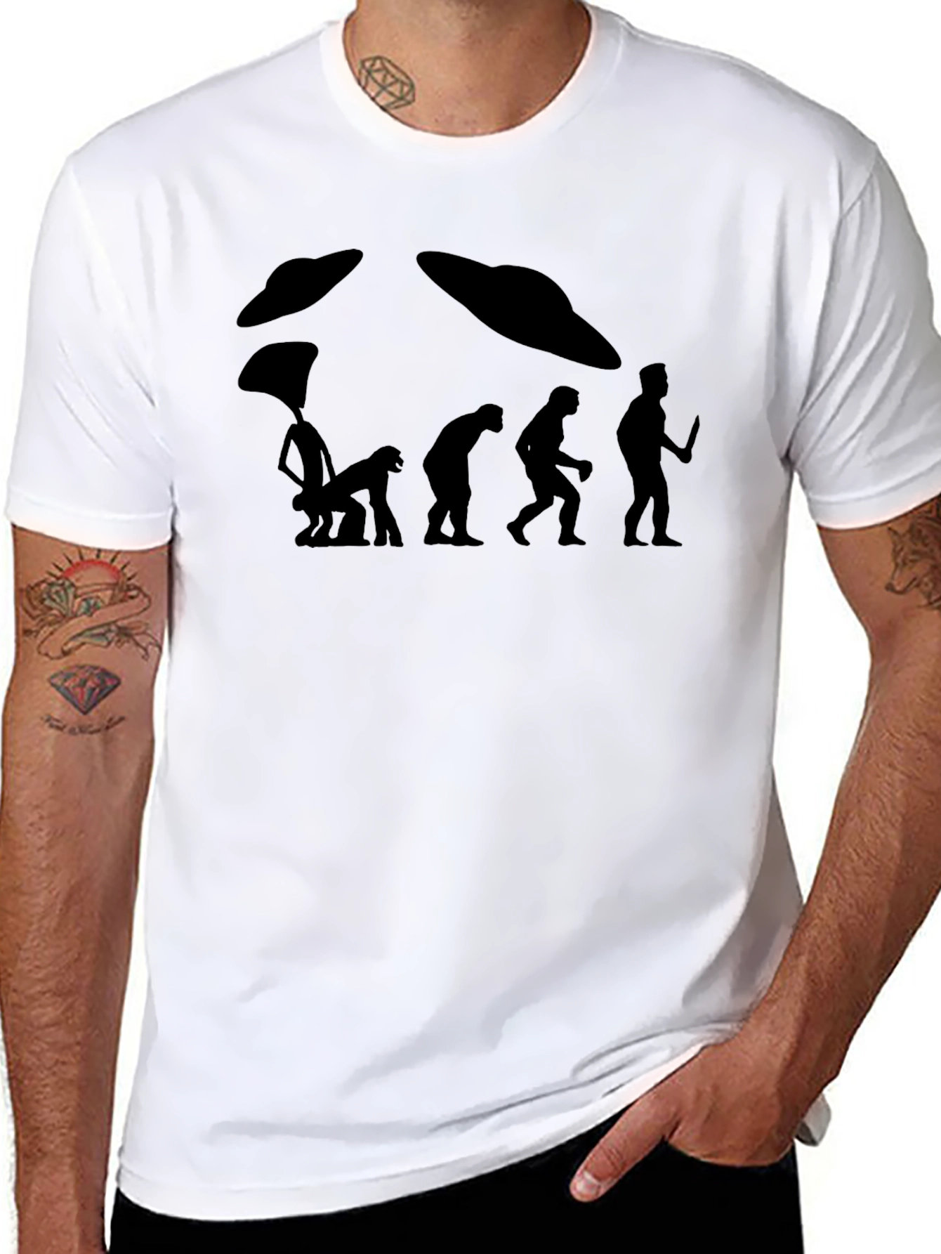 Alien Evolution Graphic T-Shirt